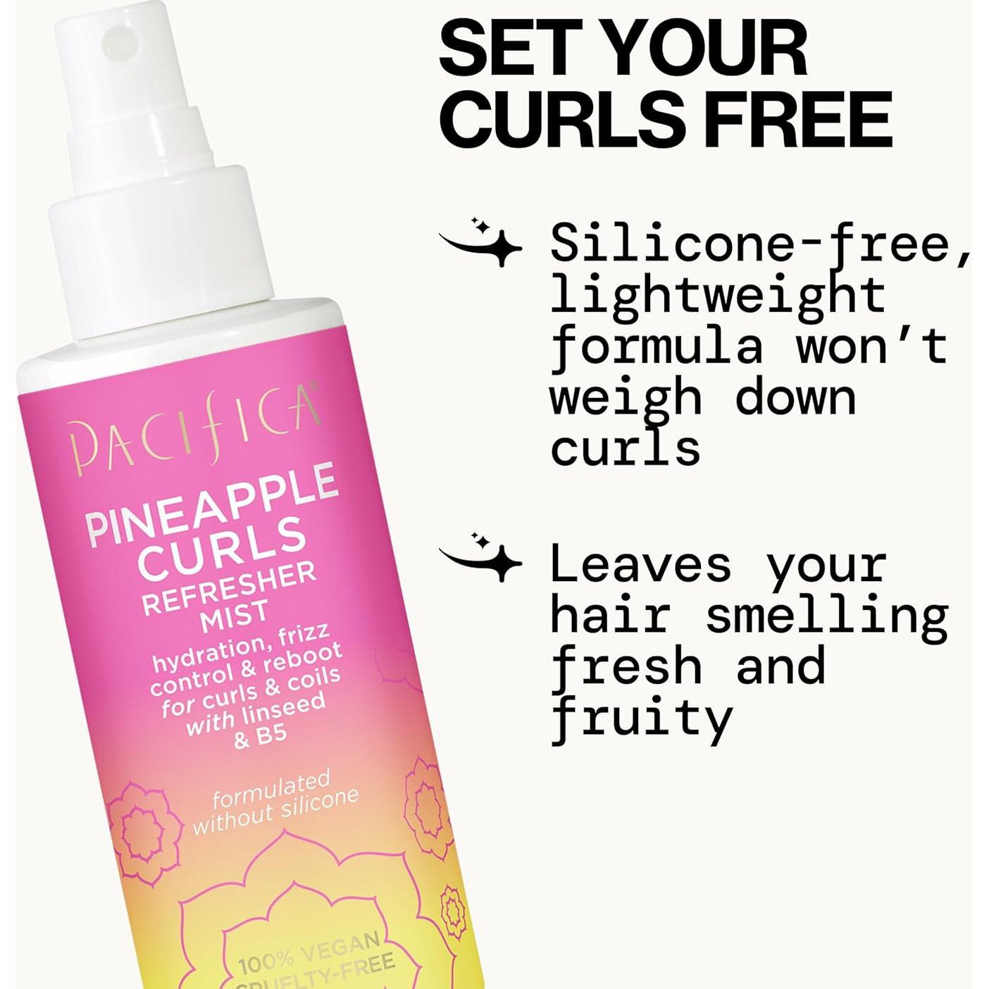 Nebulizador Refrescante de Rizos Pacifica 113 ml - Hidratante Vegano