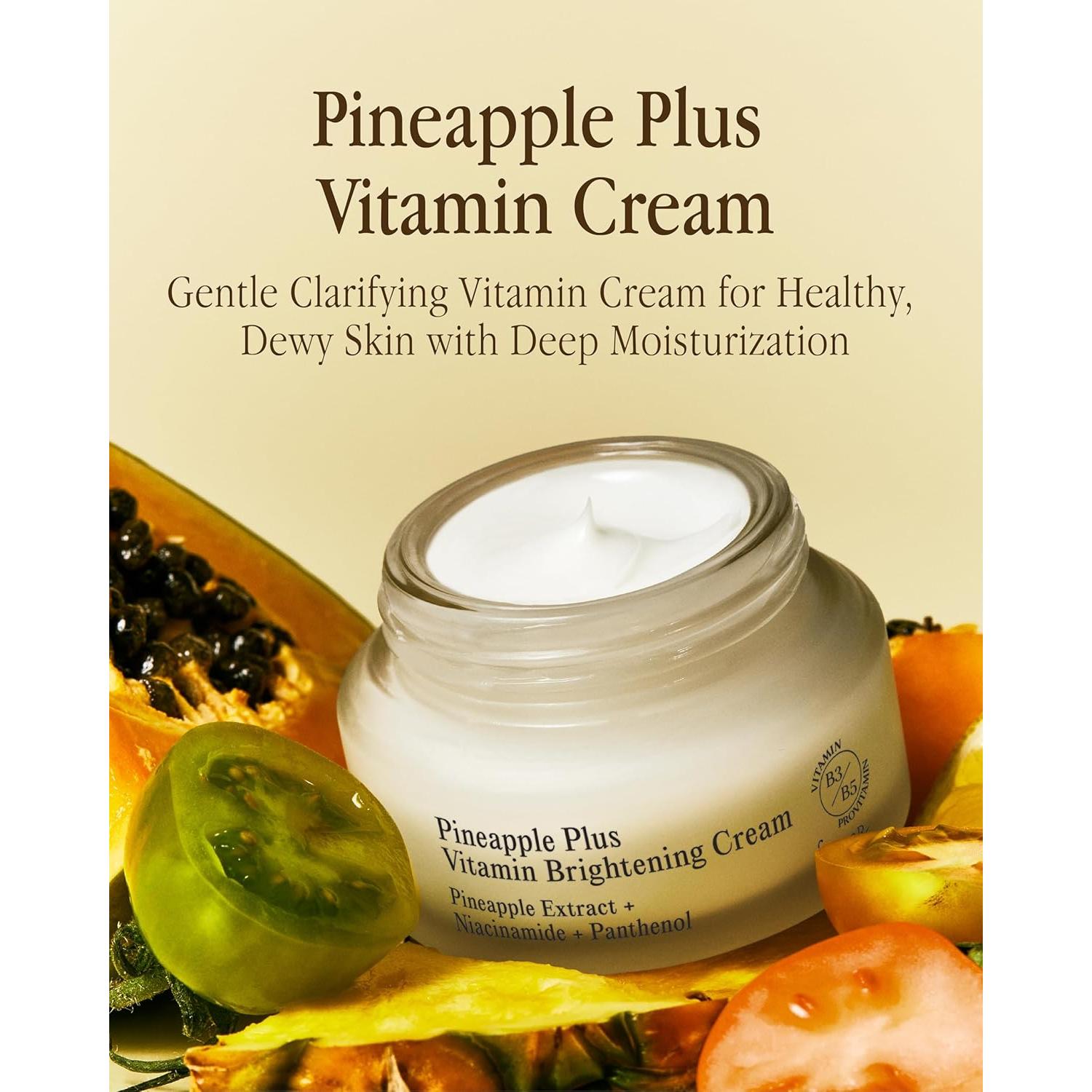Crema de Vitamina Plus Piña Farm Rx 50ml - Aclara Imperfecciones