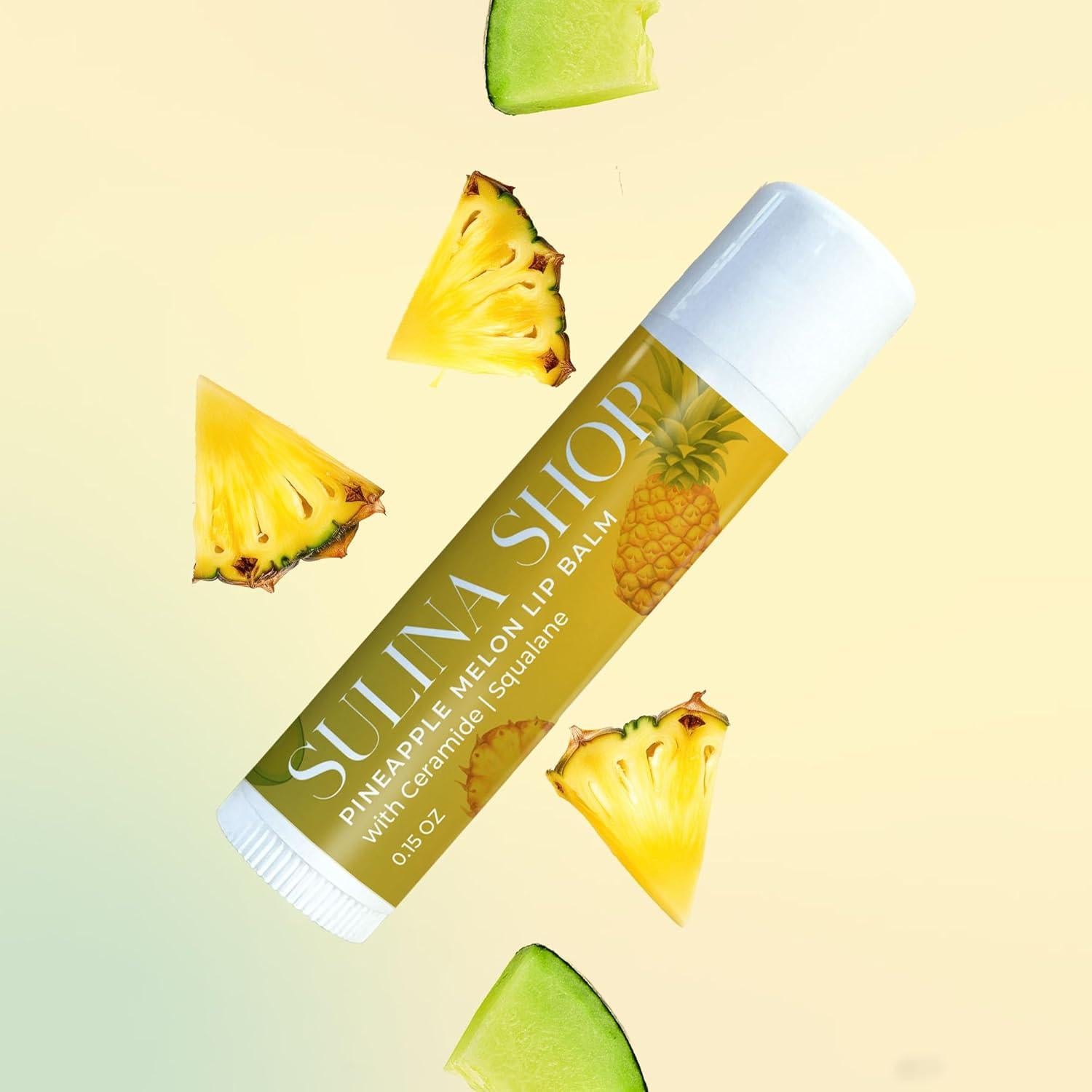 Bálsamo Labial Hidratante Sulina Shop Melón de Piña 17g