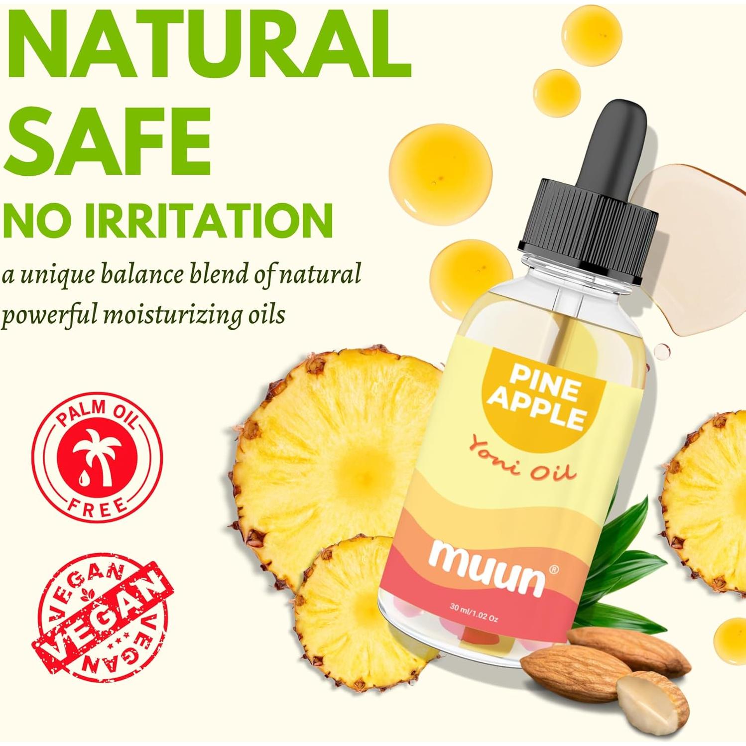 Aceite Yoni Muun Piña - Hidratante y Desodorante Íntimo 90g