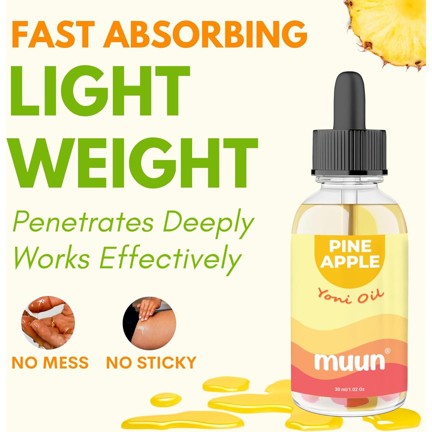 Aceite Yoni Muun Piña - Hidratante y Desodorante Íntimo 90g