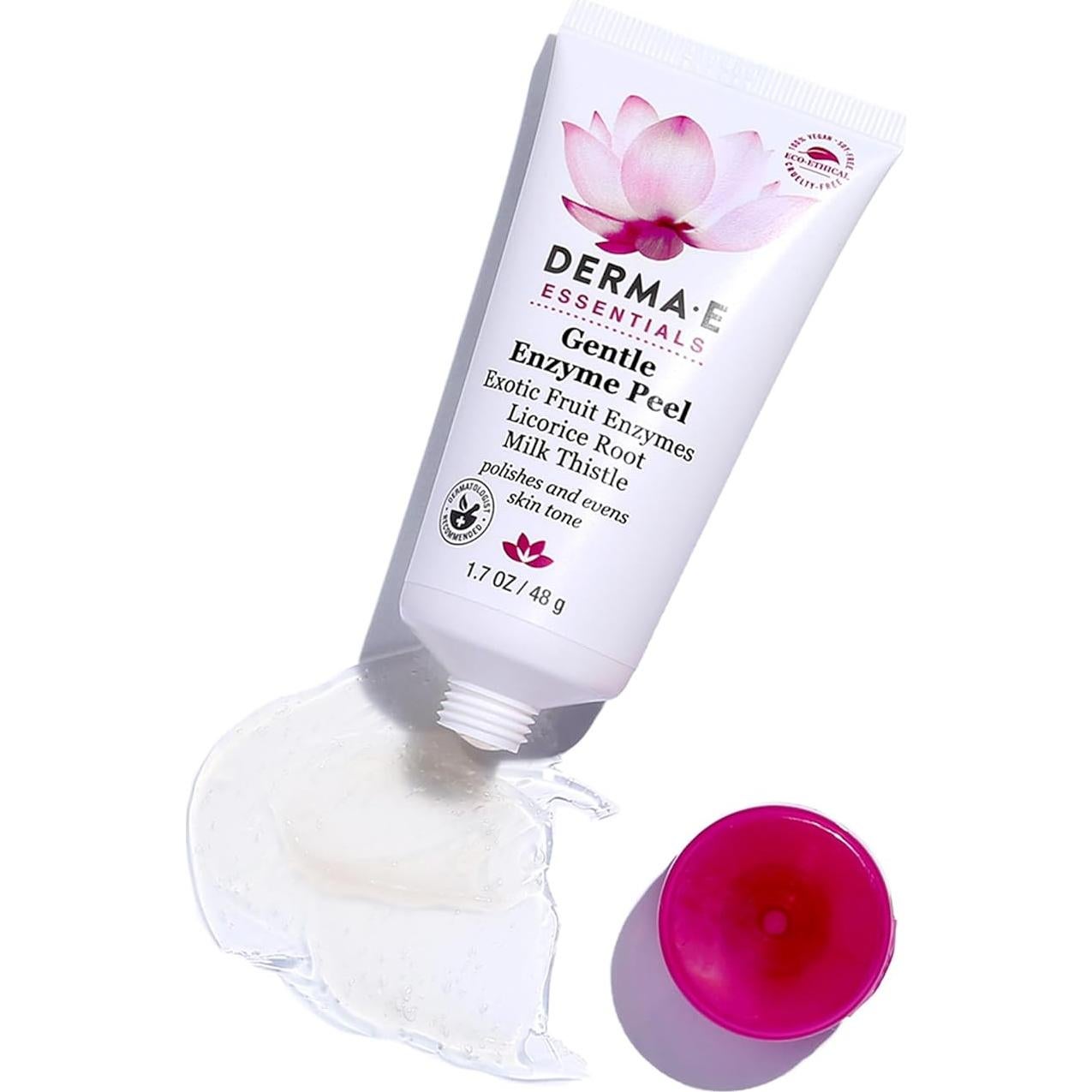 Peeling Facial Enzimático Suave DERMA E 48.2 g - Ilumina y Renueva