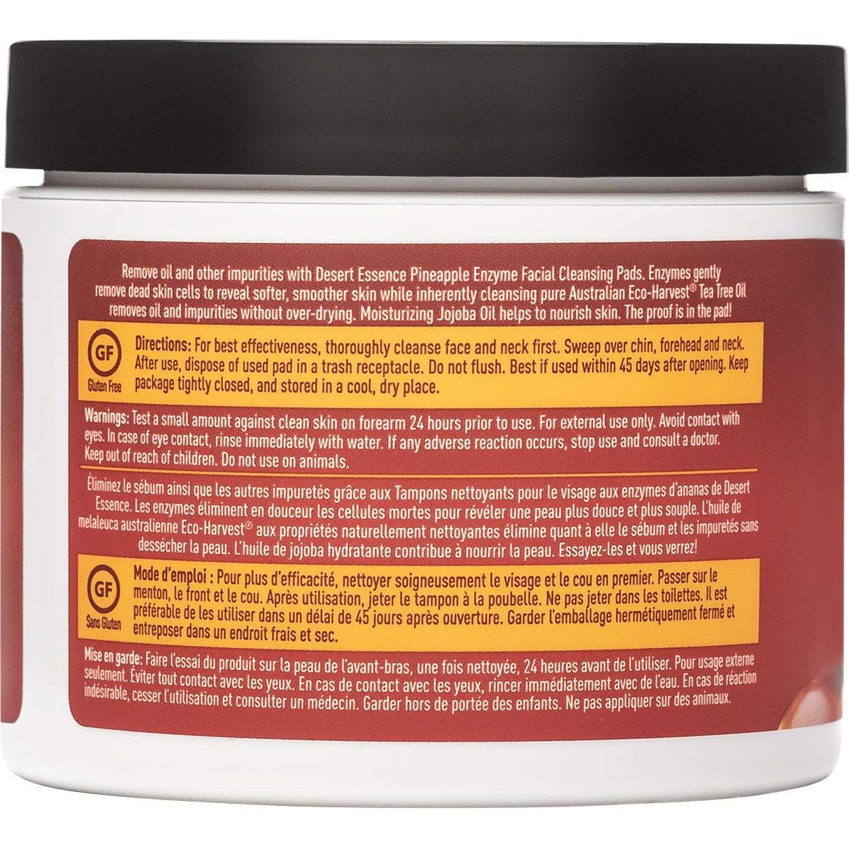 Almohadillas Exfoliantes Facial Esencia del Desierto 50 Unidades