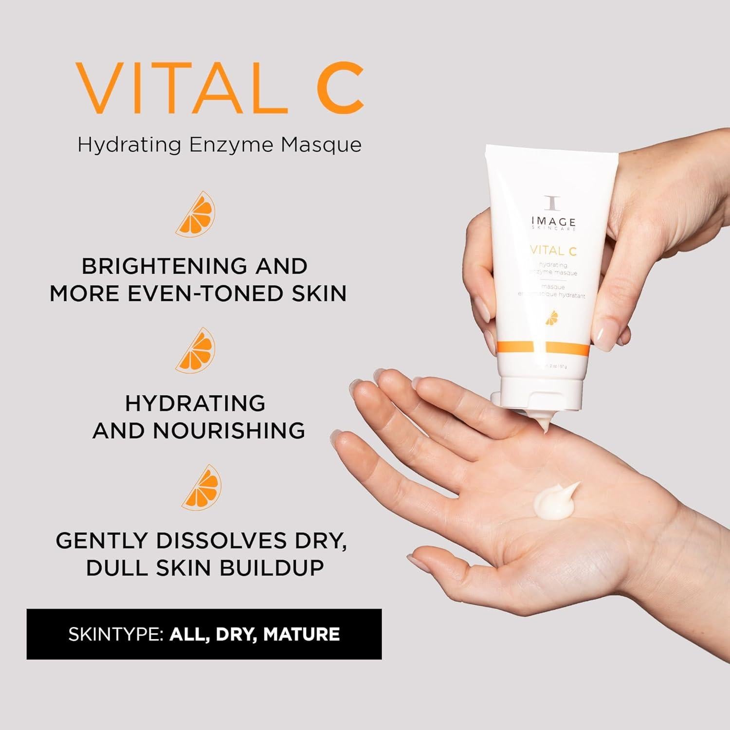 Mascarilla Enzimática Hidratante IMAGE Skincare Vital C 56.7g