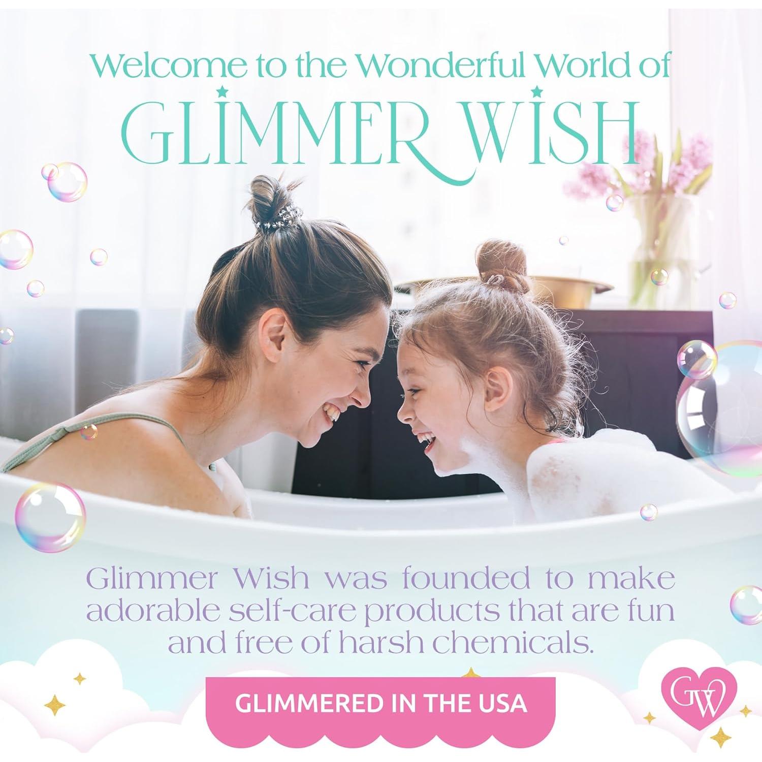 Gel de Baño Glimmer Wish Sirena 354 ml Hidratante Tropical