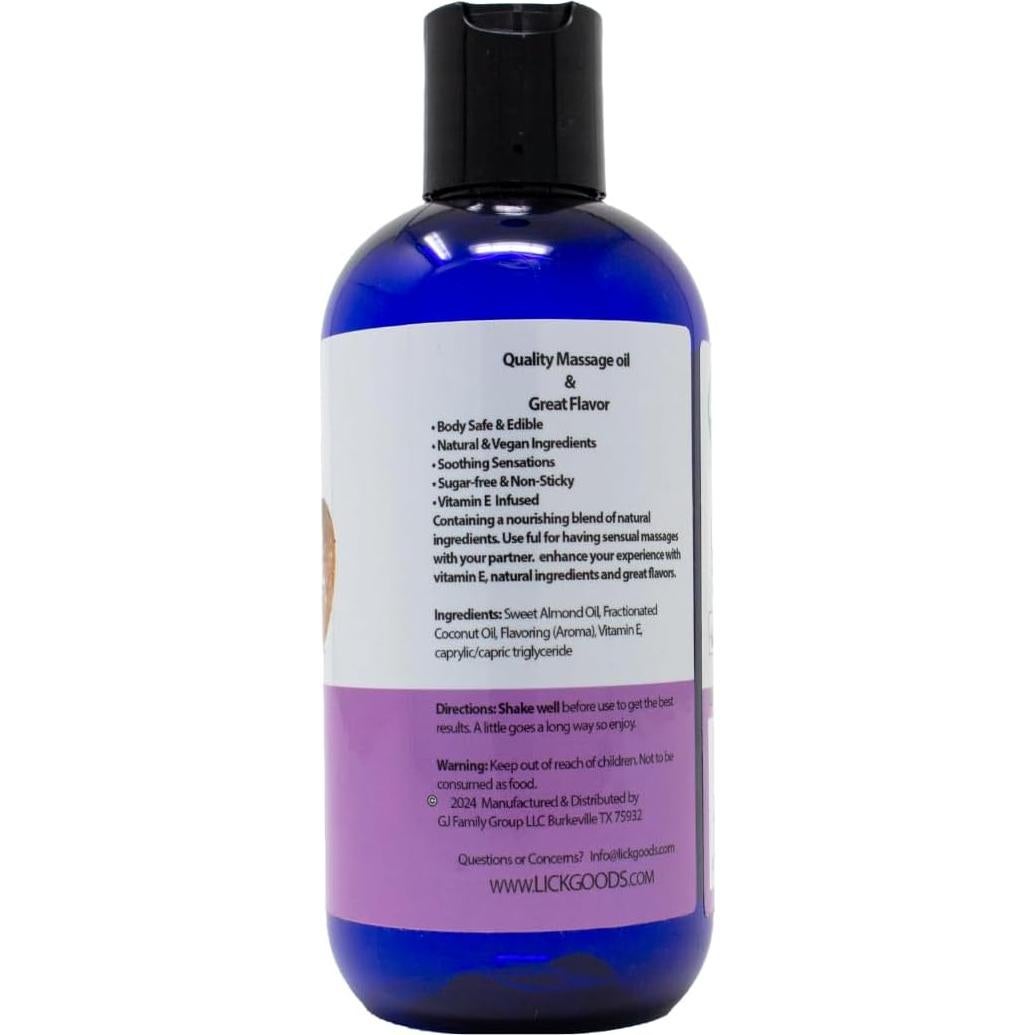 Aceite de Masaje Comestible Lick Sabor Piña 236.6 ml