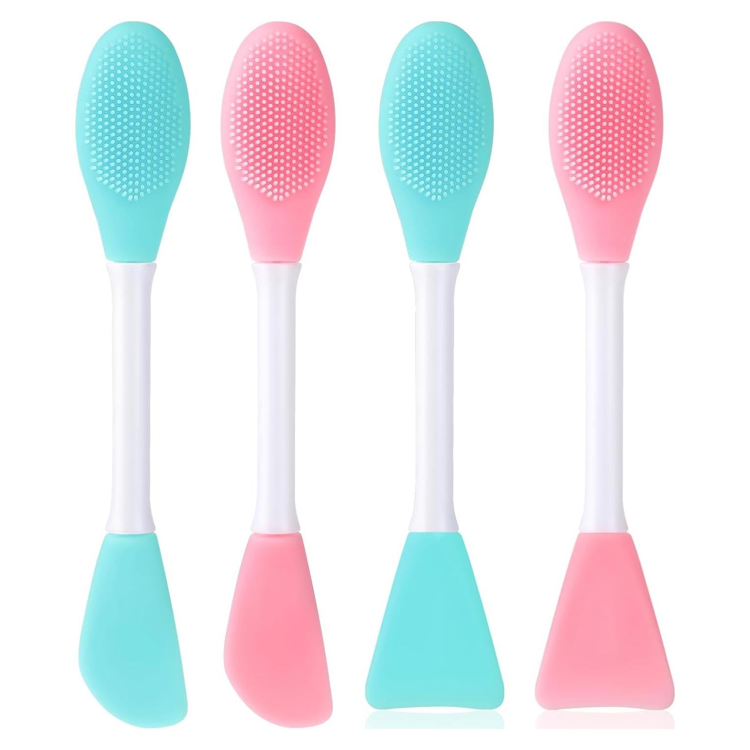 Set de 4 Cepillos Faciales Doble Cara Bruislard - Silicona