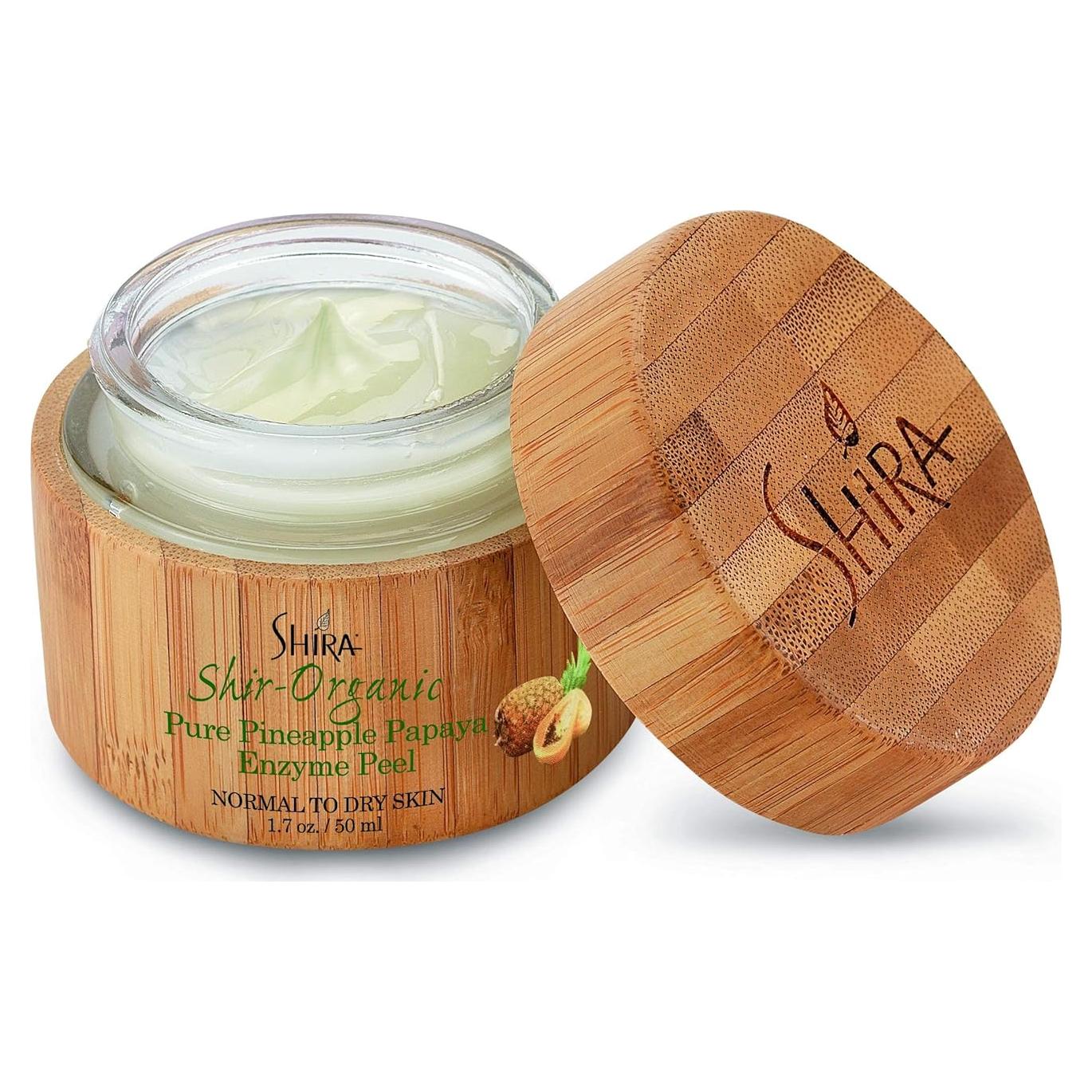 Peeling Enzimático Orgánico Shir 50ml - Piña y Papaya Natural