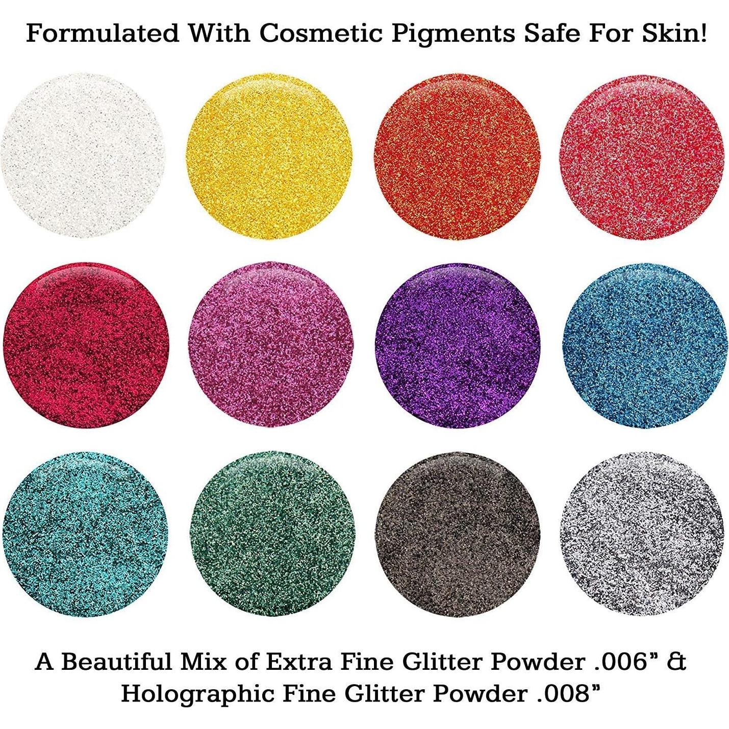 Purpurina Cosmética Glitties Piña 10g - Extra Fina 0.15mm