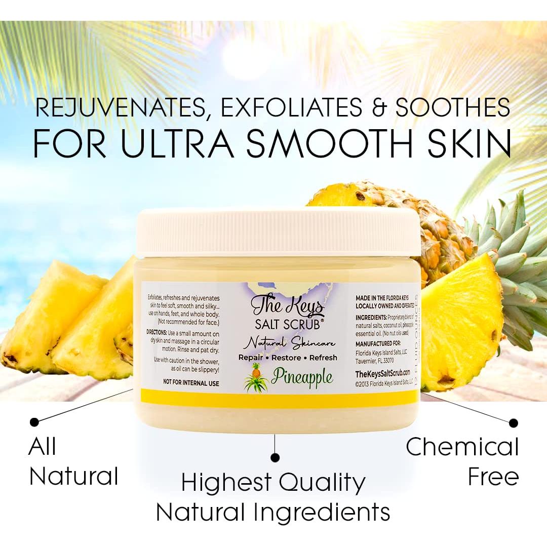 Exfoliante Corporal Orgánico The Keys - Sal Marina Piña 340 g