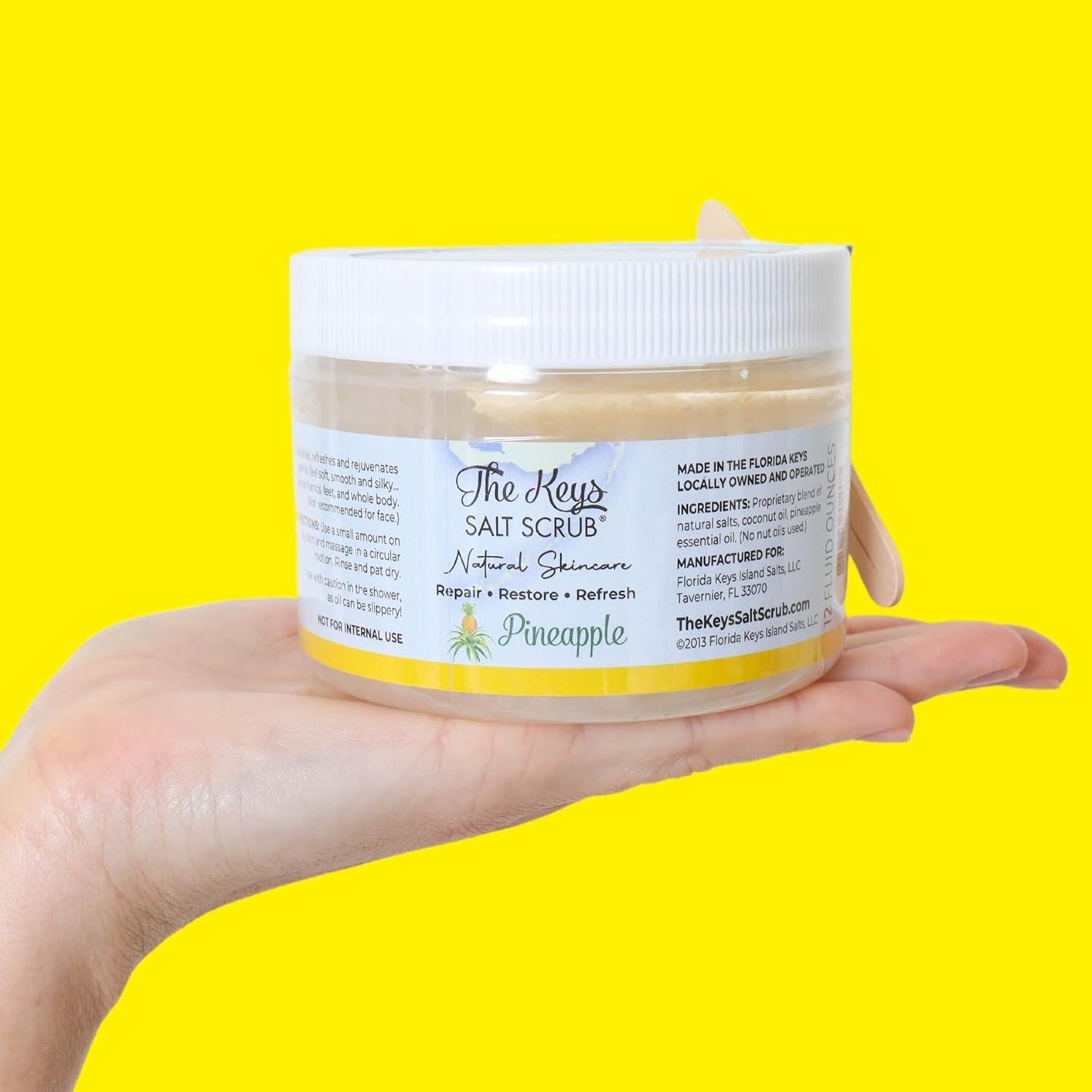 Exfoliante Corporal Orgánico The Keys - Sal Marina Piña 340 g