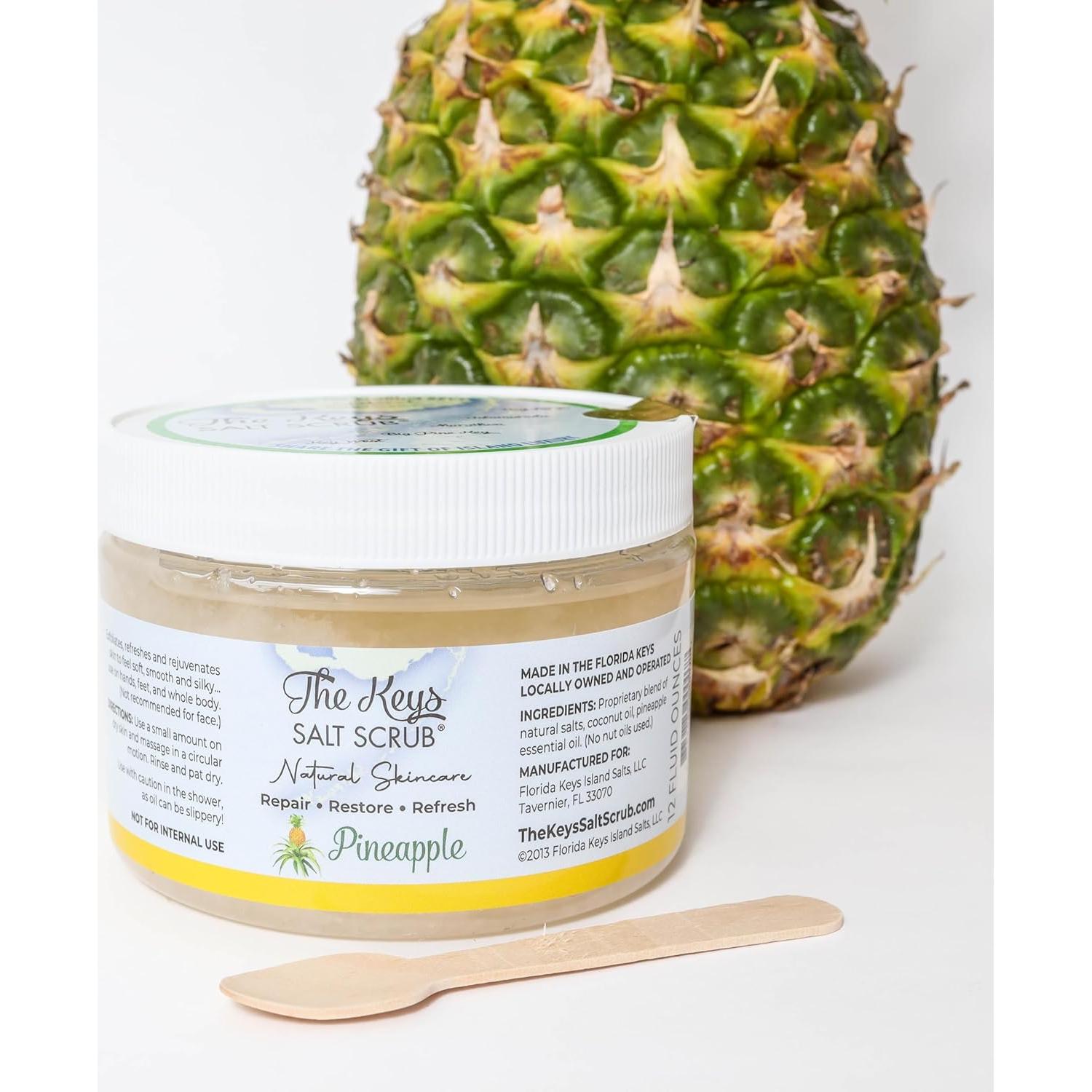 Exfoliante Corporal Orgánico The Keys - Sal Marina Piña 340 g