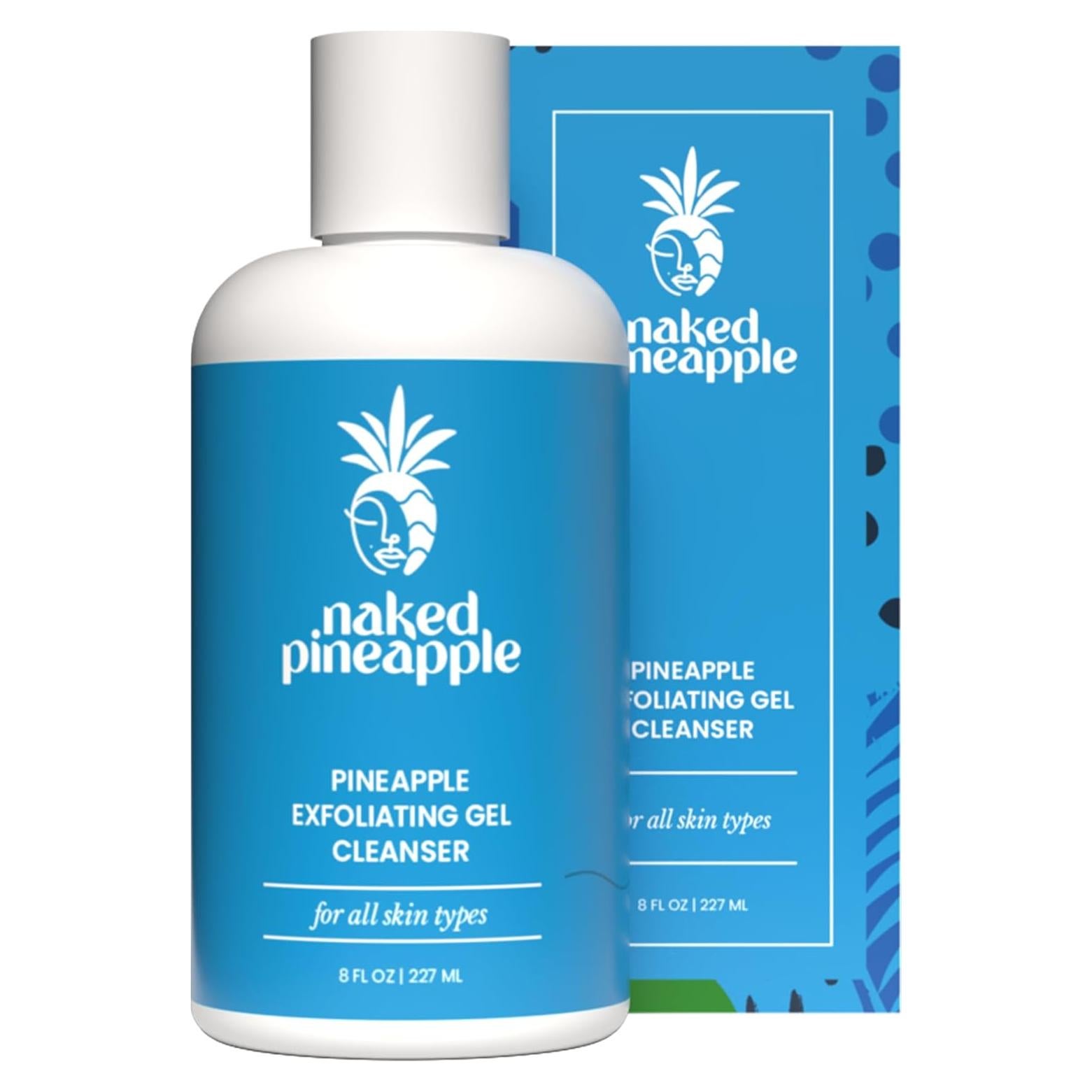 Gel Limpiador Exfoliante Naked con Enzimas de Piña 226.8g