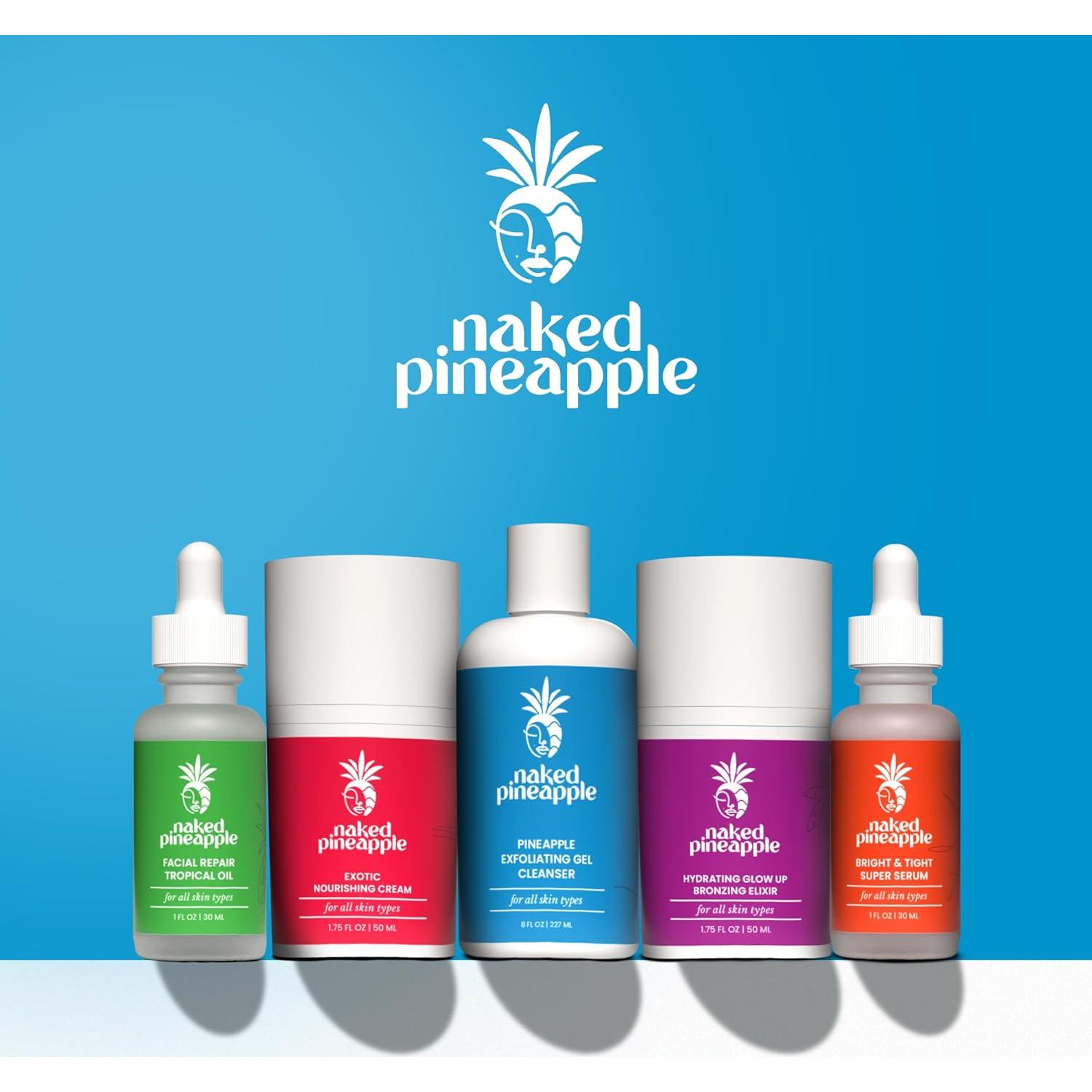 Gel Limpiador Exfoliante Naked con Enzimas de Piña 226.8g