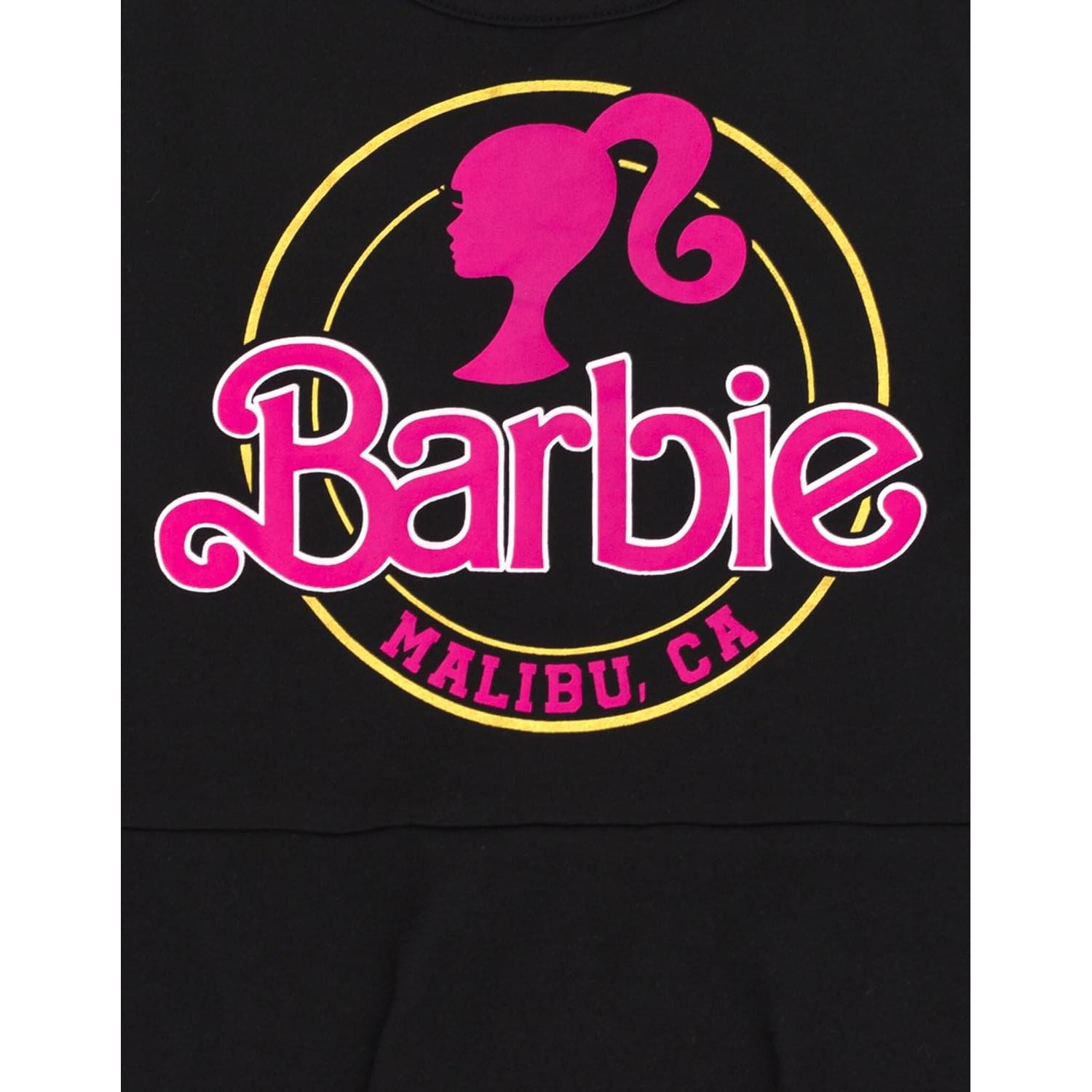 Vestido Patinadora Niña Barbie 7-8 Años Rosa/Negro