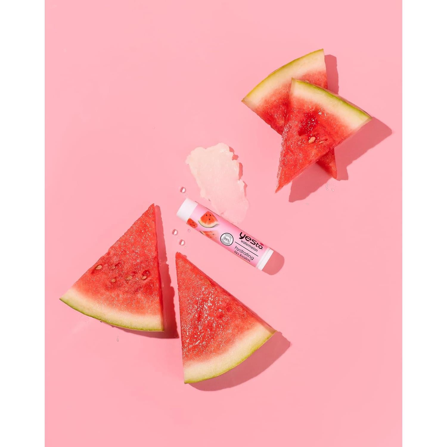 Set de Cuidado de Piel Sandía - Toallitas, Crema, Bálsamo y Hidratante