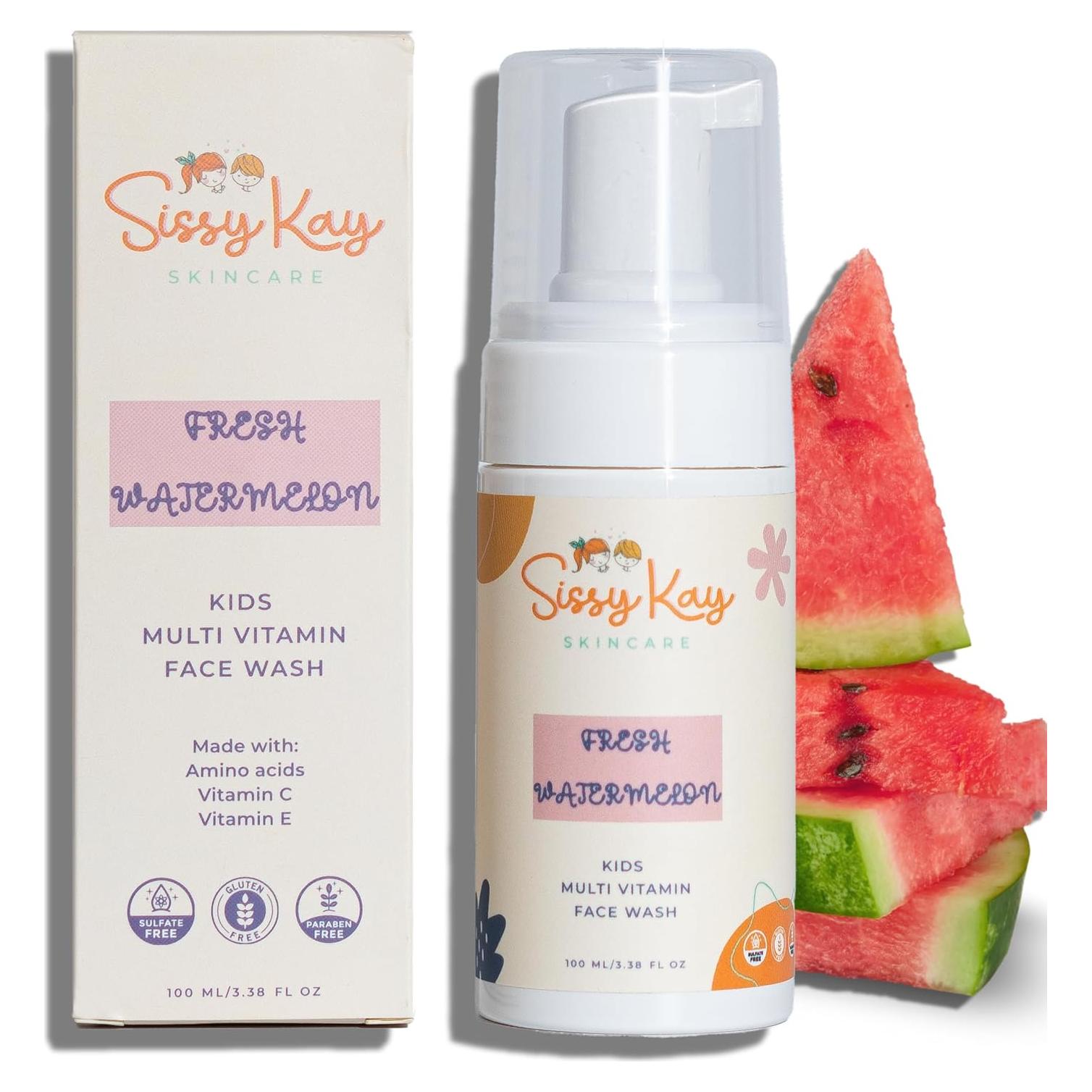 Jabón Facial Espumoso para Niños Sissy Kay - Sandía 100ml