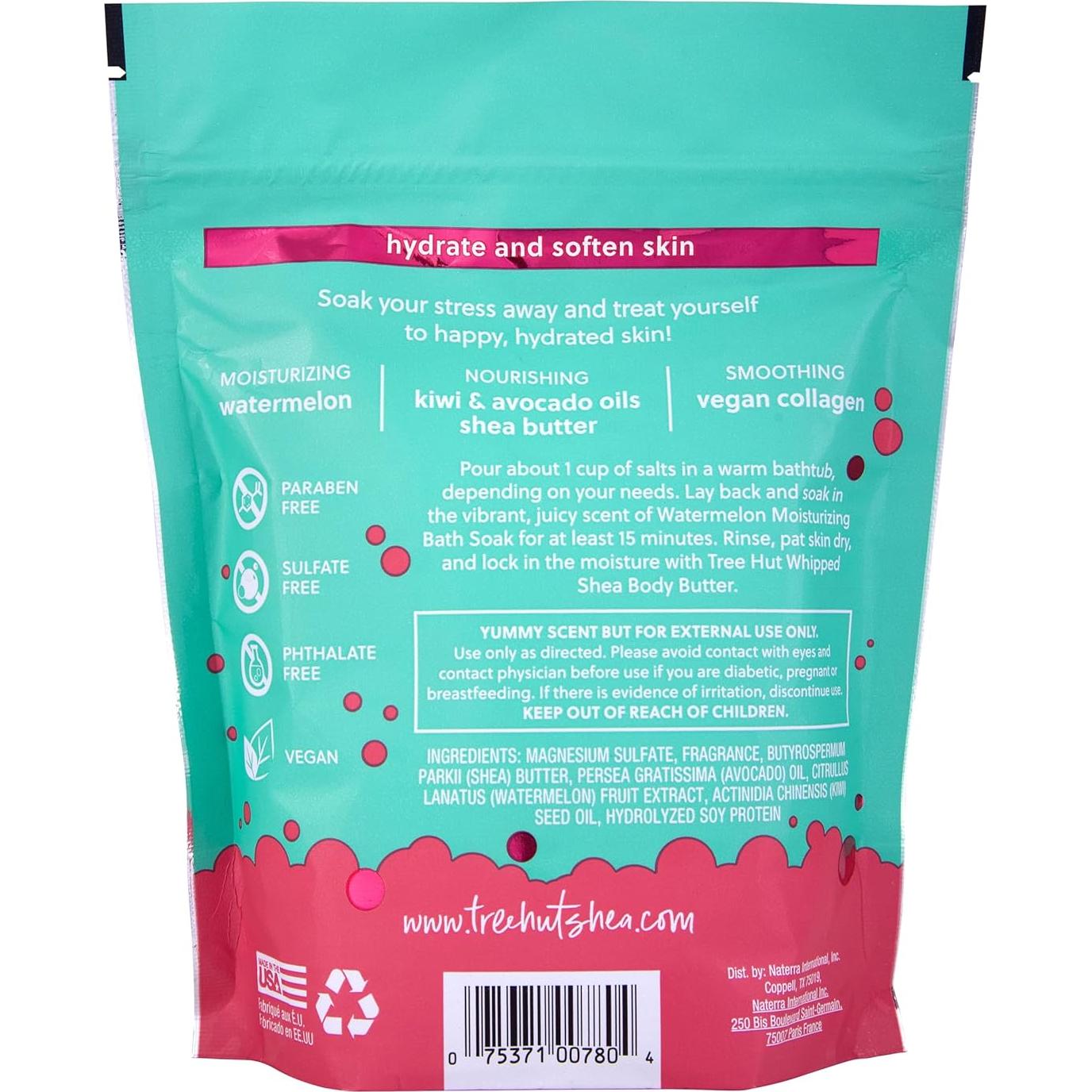 Baño Hidratante Tree Hut Sandía 471.7 g - Sin Parabenos