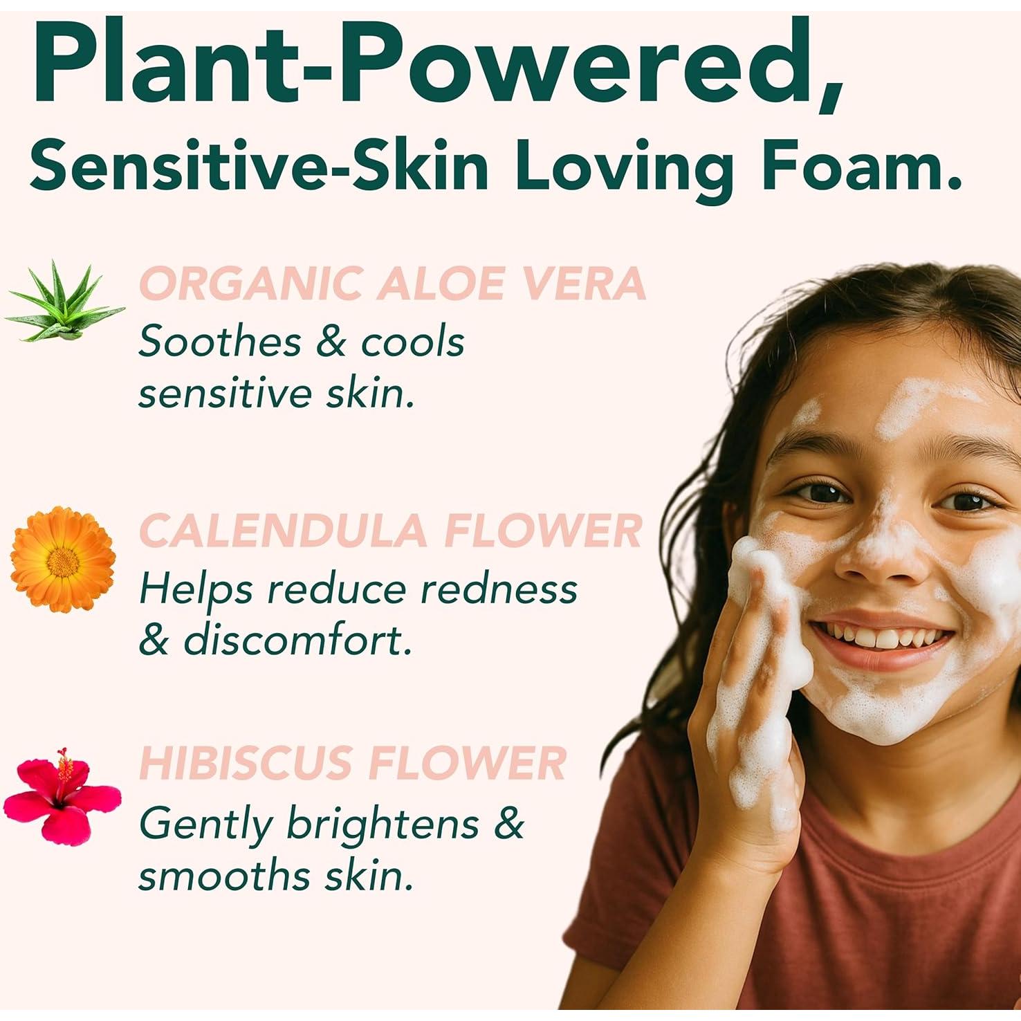 Limpiador Facial Suave Tropiculture Glow Melon 230g Niños