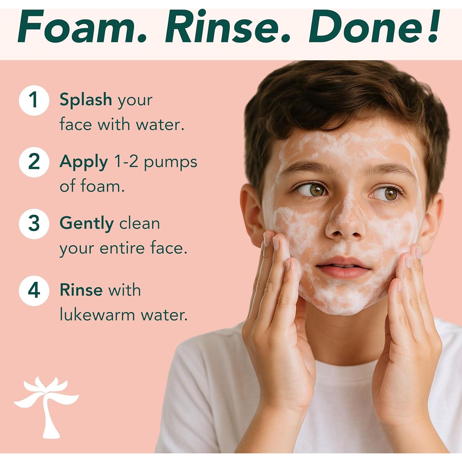 Limpiador Facial Suave Tropiculture Glow Melon 230g Niños