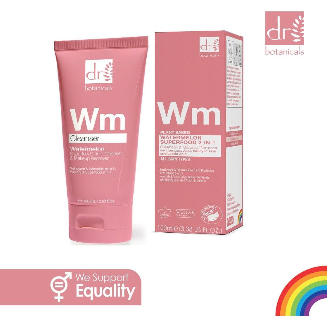 Limpiador y Desmaquillante Dr Botanicals Sandía 100ml - Piel Suave
