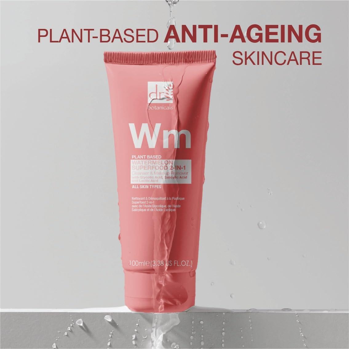 Limpiador y Desmaquillante Dr Botanicals Sandía 100ml - Piel Suave