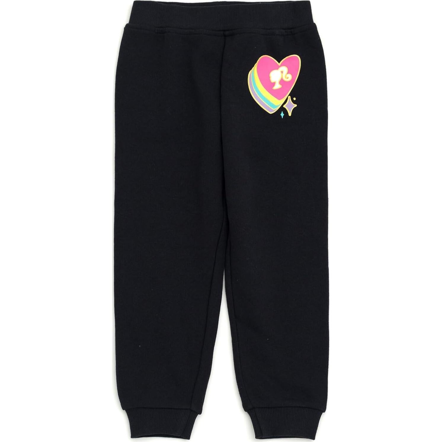 Conjunto sudadera y jogger Barbie 0-2 años negro