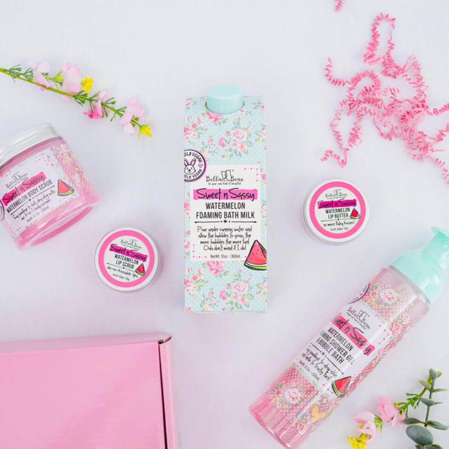 Exfoliante Labial Bella & Bear Sandía 17 g - Hidratante y Suave