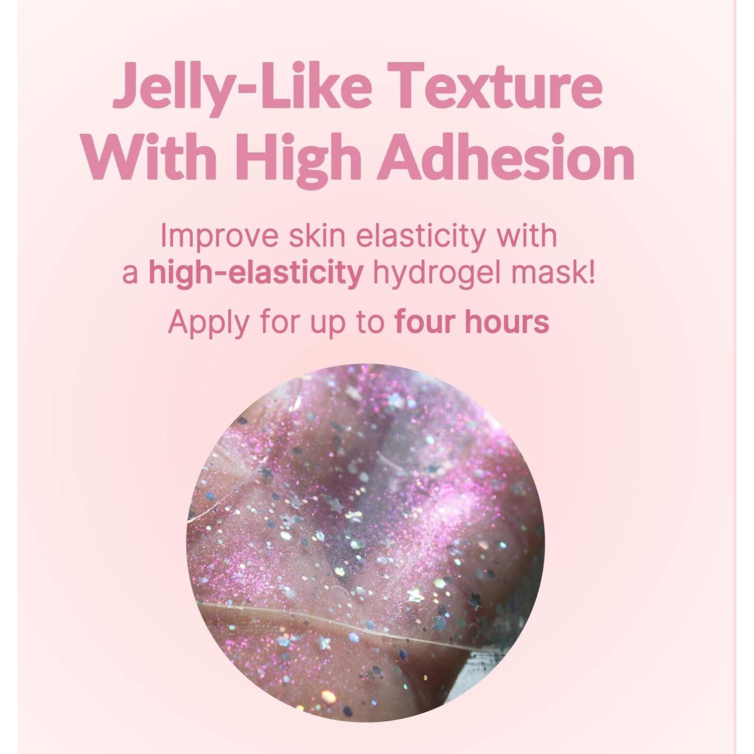 Máscara Hidratante Facial Glow Face - Hidrogel Vegano Coreano 10 Unidades