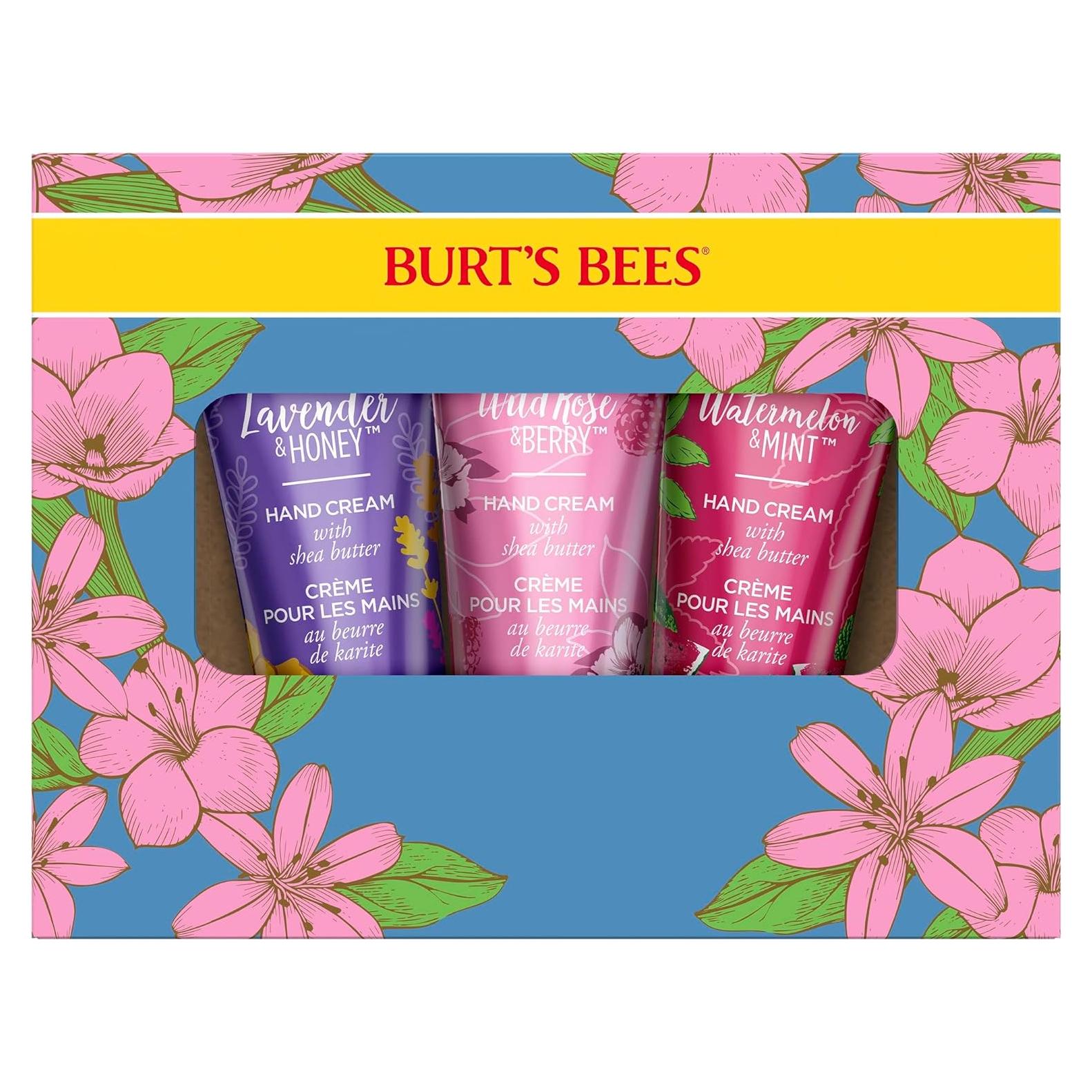 Set de Regalo Burt's Bees Crema de Manos 3 Fragancias 99% Natural