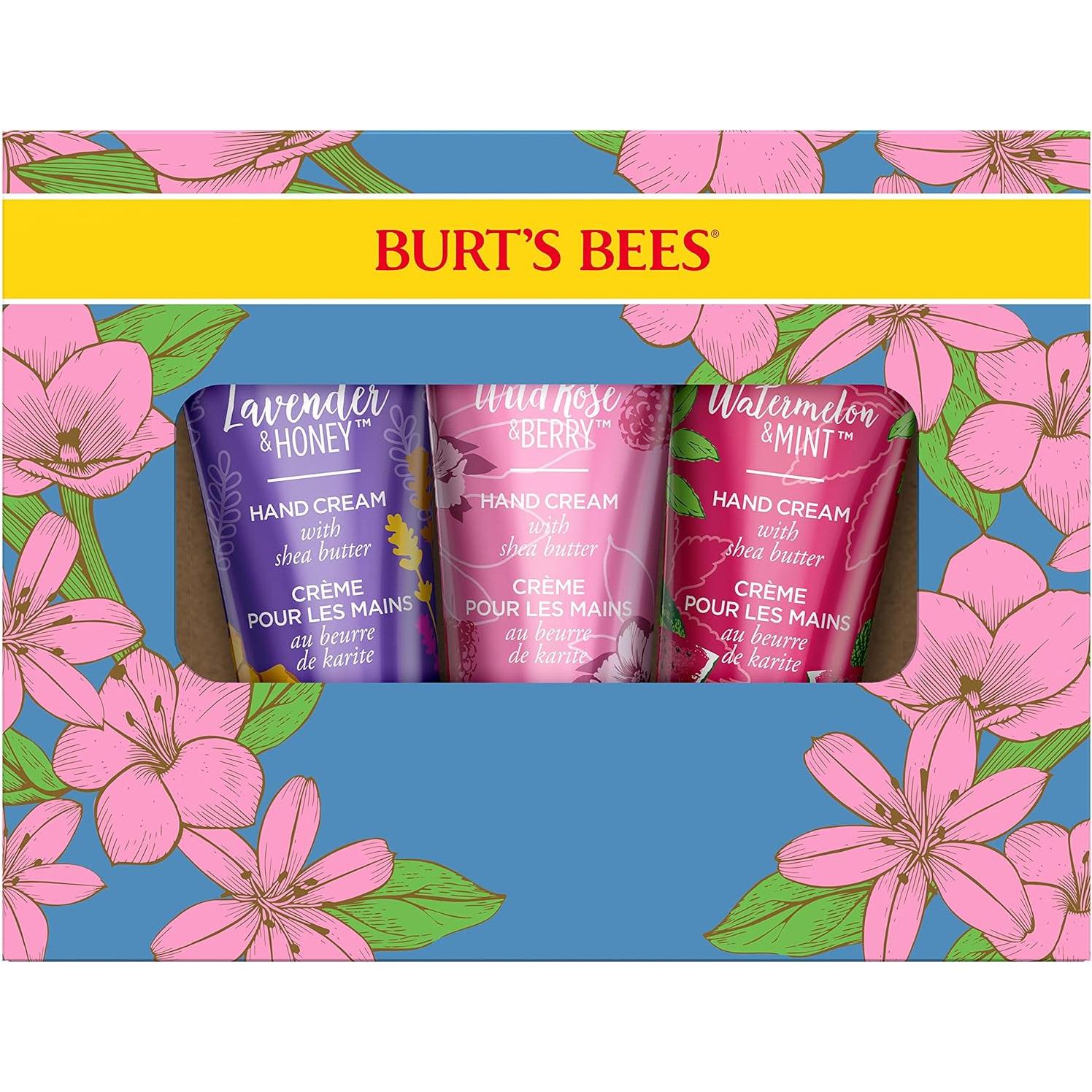 Set de Regalo Burt's Bees Crema de Manos 3 Fragancias 99% Natural