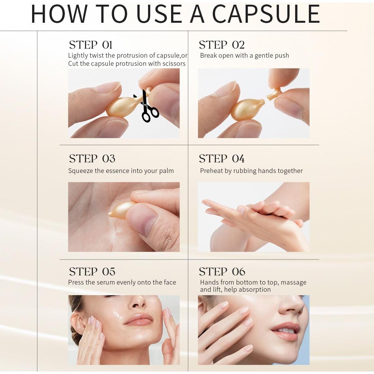 Suero Pro-Retinol HKH Anti-Envejecimiento 48 Cápsulas 71g