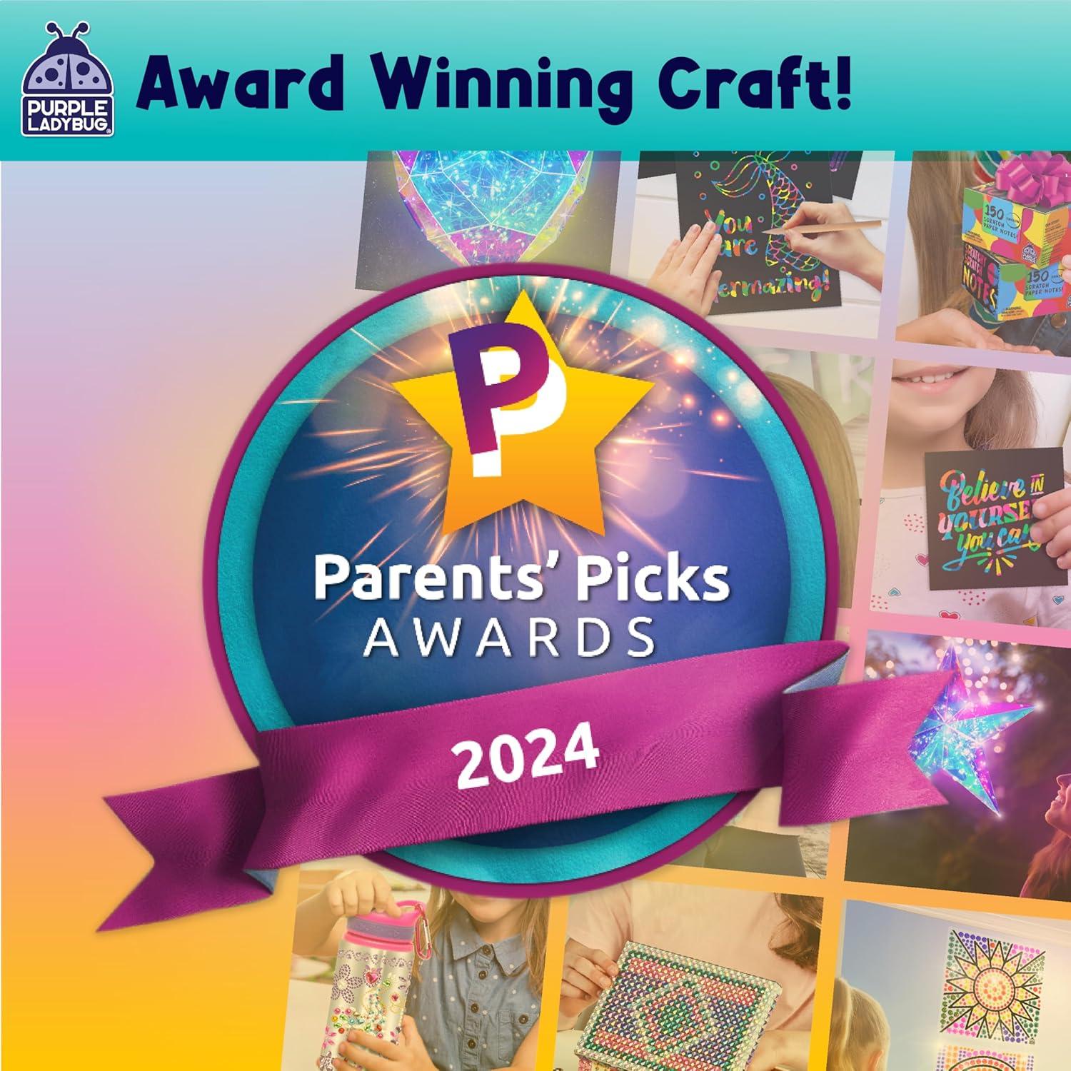 Kit de Balsamo Labial Purple Ladybug para Niñas - 10 Balsamos Naturales