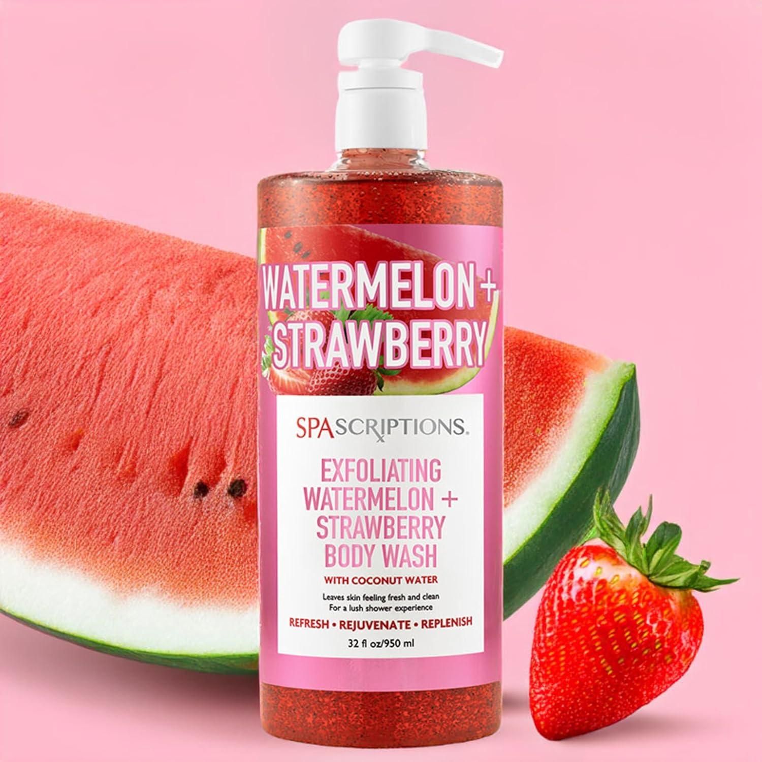 Exfoliante Corporal Spascriptions Sandía y Fresa 0.95 L