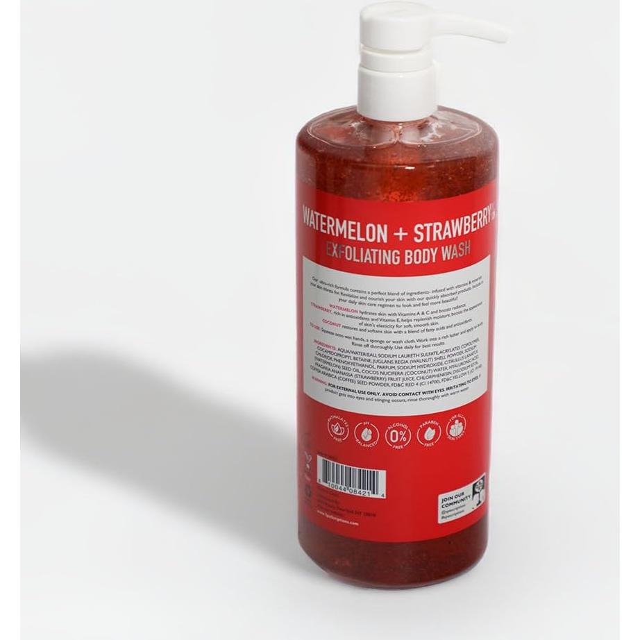 Exfoliante Corporal Spascriptions Sandía y Fresa 0.95 L