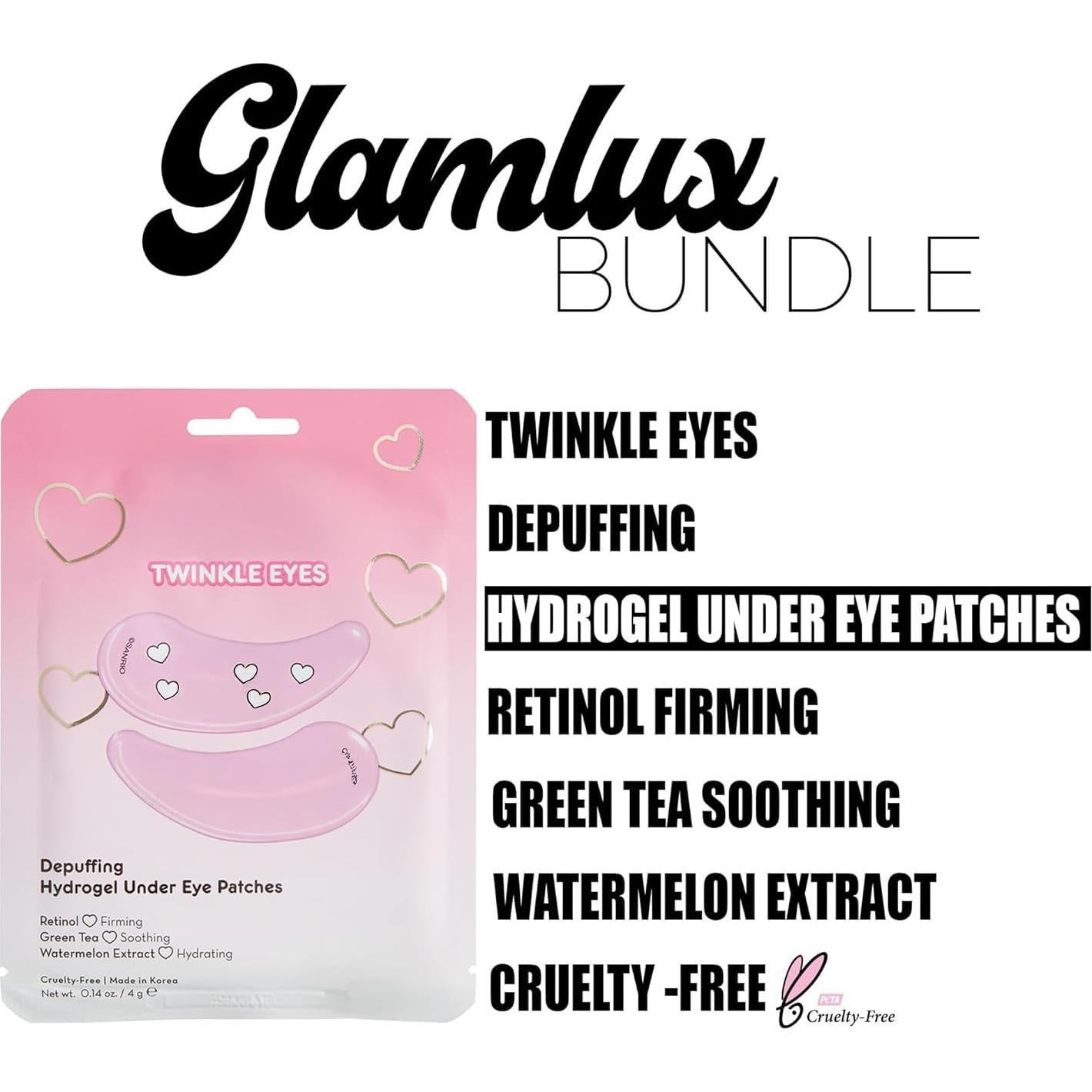 Conjunto de Belleza Glam Lux: Maquillaje y Tratamiento Labial