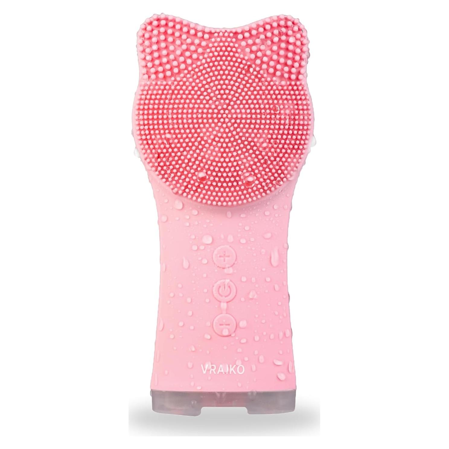 Cepillo Facial MIA Rosa Recargable Impermeable con Silicona