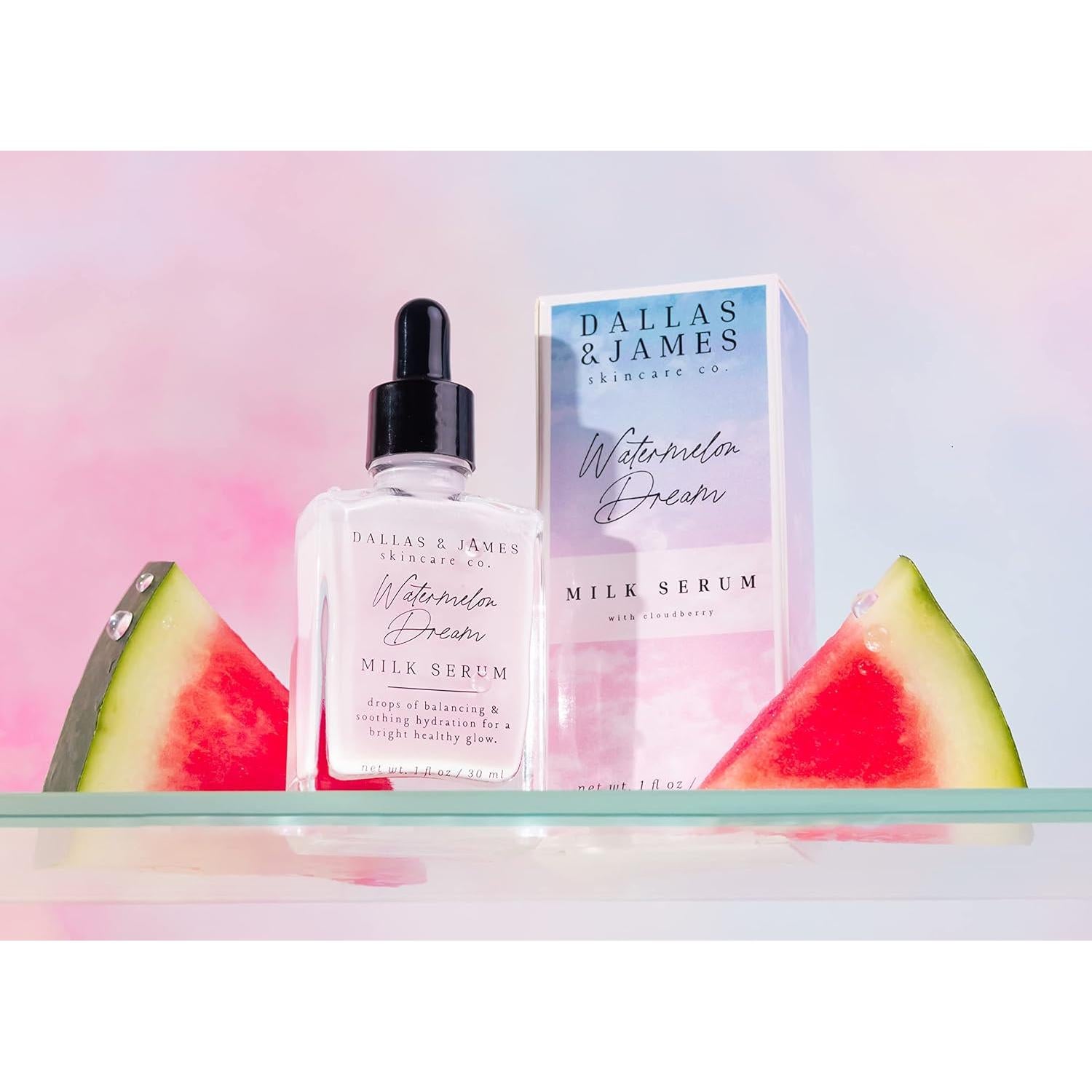 Suero Hidratante Dallas & James con Leche de Sandía y Aloe