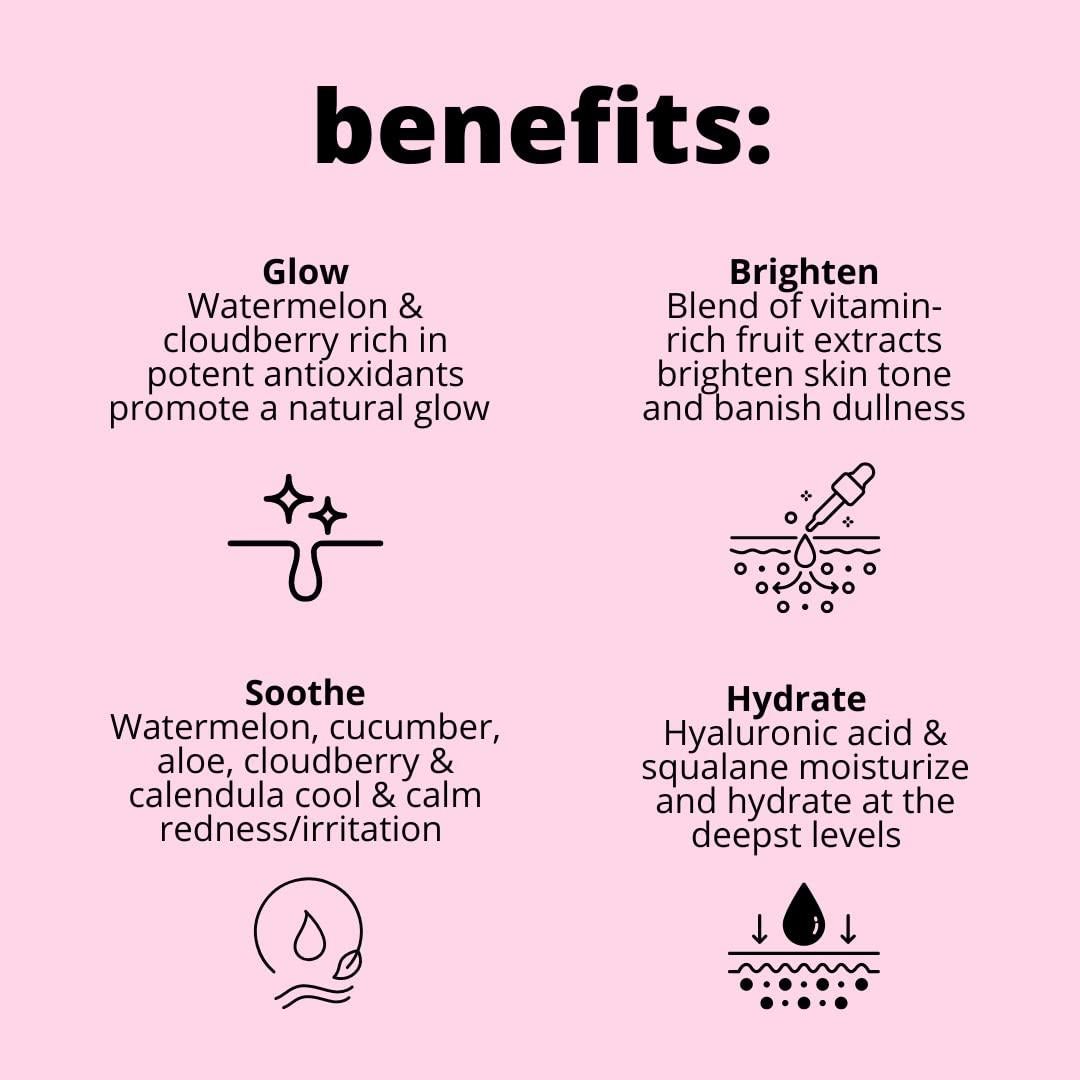 Suero Hidratante Dallas & James con Leche de Sandía y Aloe