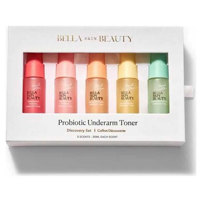Conjunto de Tonificadores para Axilas Bella Skin Beauty 5 fragancias 100ml