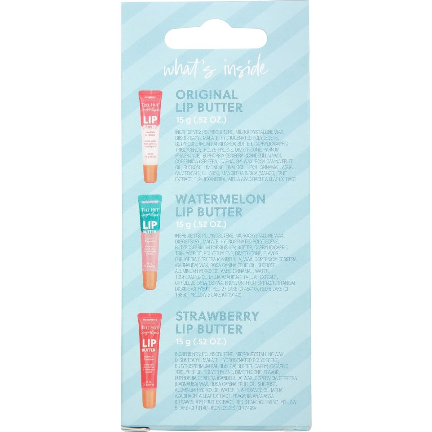 Trío de Manteca Labial Tree Hut - Hidratación y Nutrición