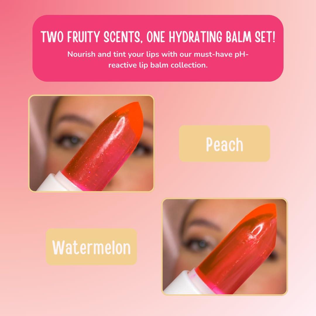 Bálsamo Labial Hidratante Rude Cosmetics Set 2 Unidades