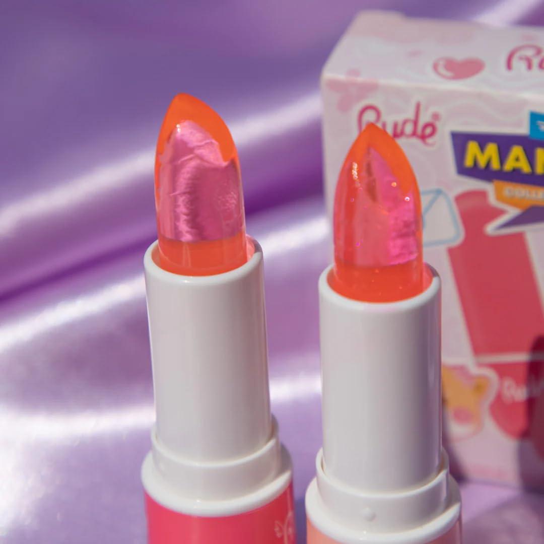 Bálsamo Labial Hidratante Rude Cosmetics Set 2 Unidades