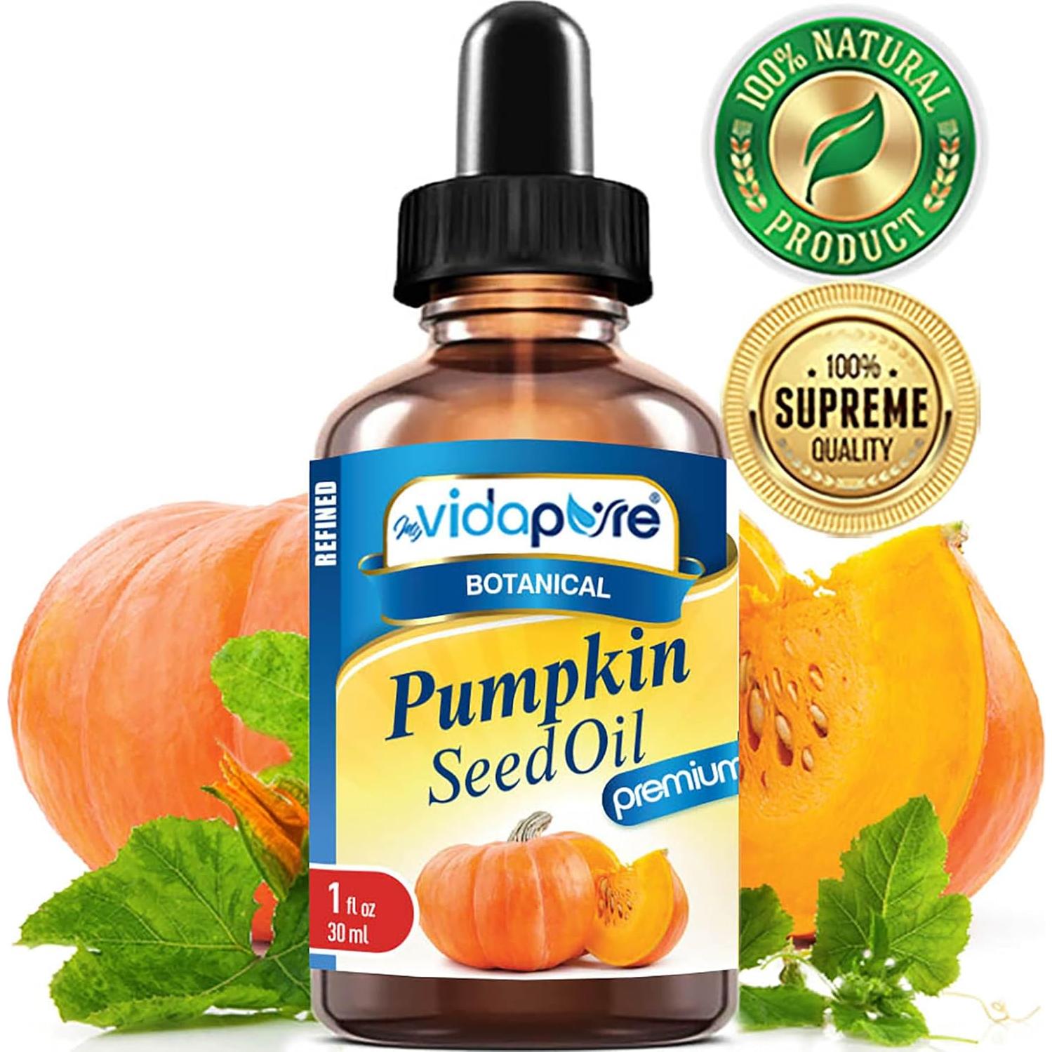 Aceite de Semilla de Calabaza MyVidaPure 30 ml - Cuidado Piel y Cabello