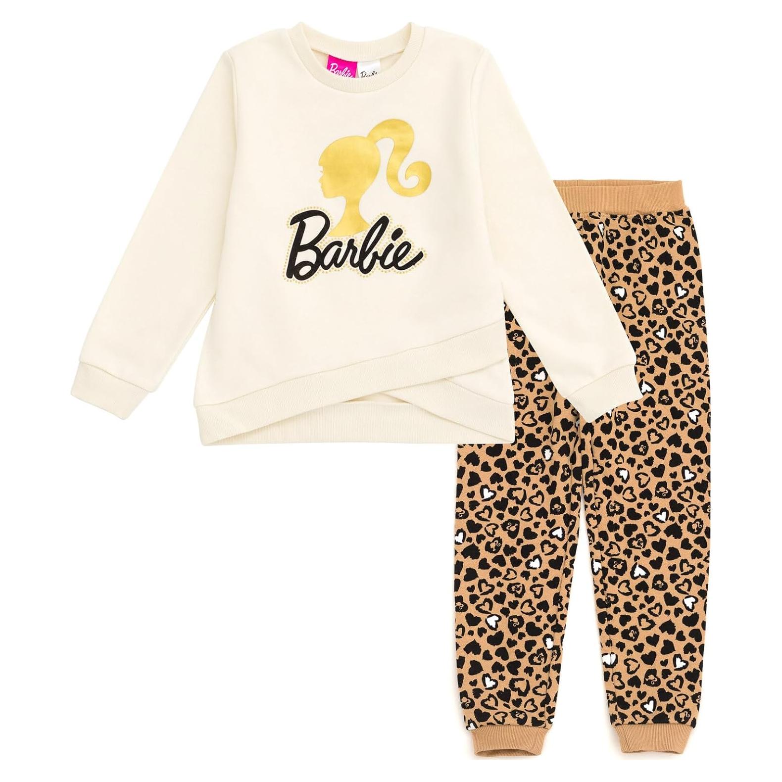 Conjunto Sudadera y Jogger Barbie 3T Cheetah para Niñas