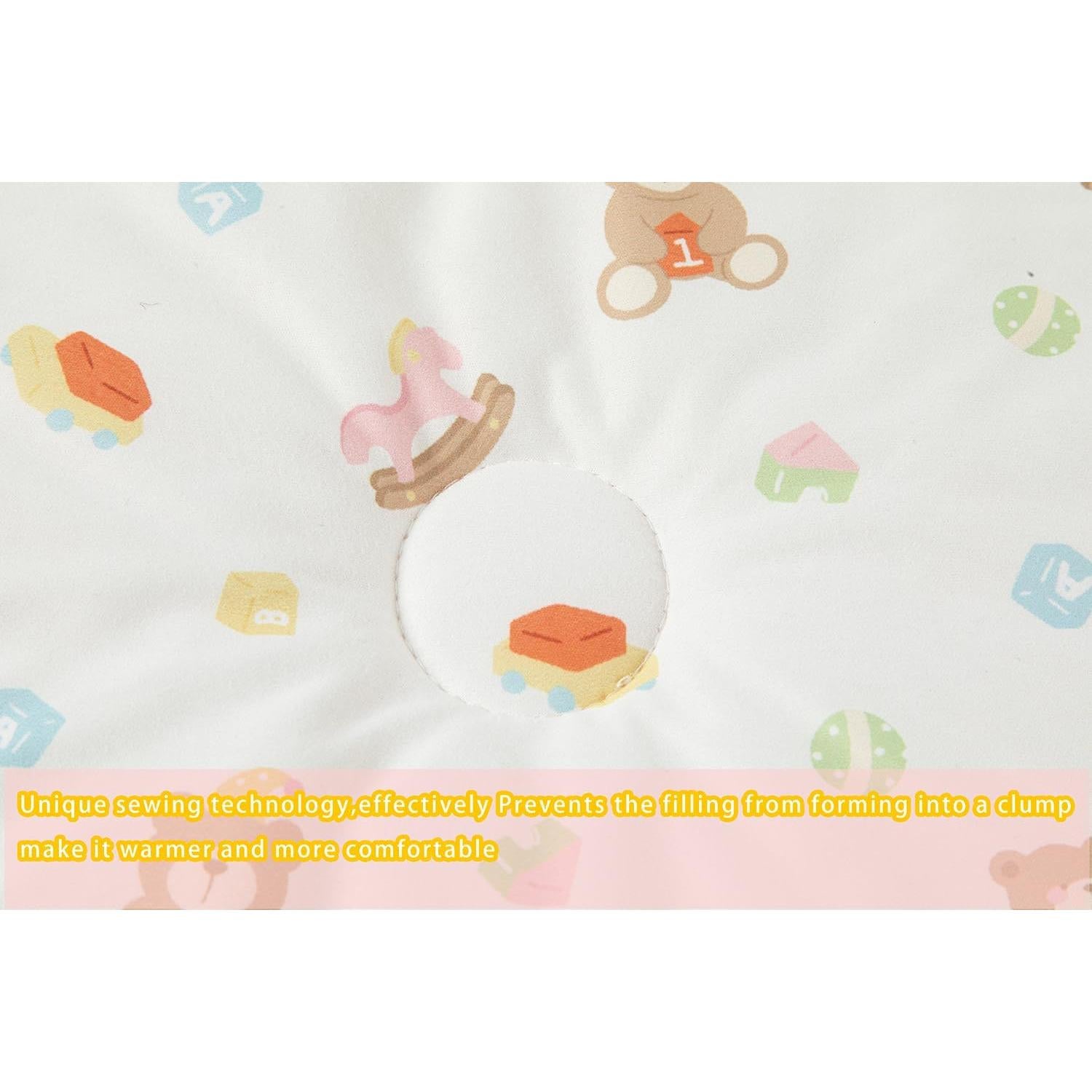 Edredón Cuite Pumpkin Rosa para Cuna 149.86x119.38 cm