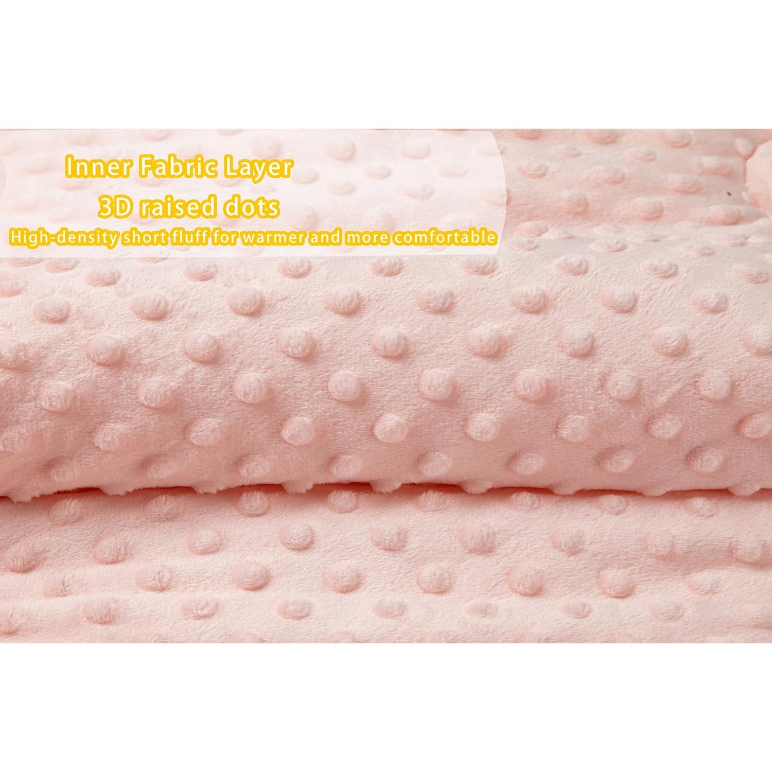 Edredón Cuite Pumpkin Rosa para Cuna 149.86x119.38 cm