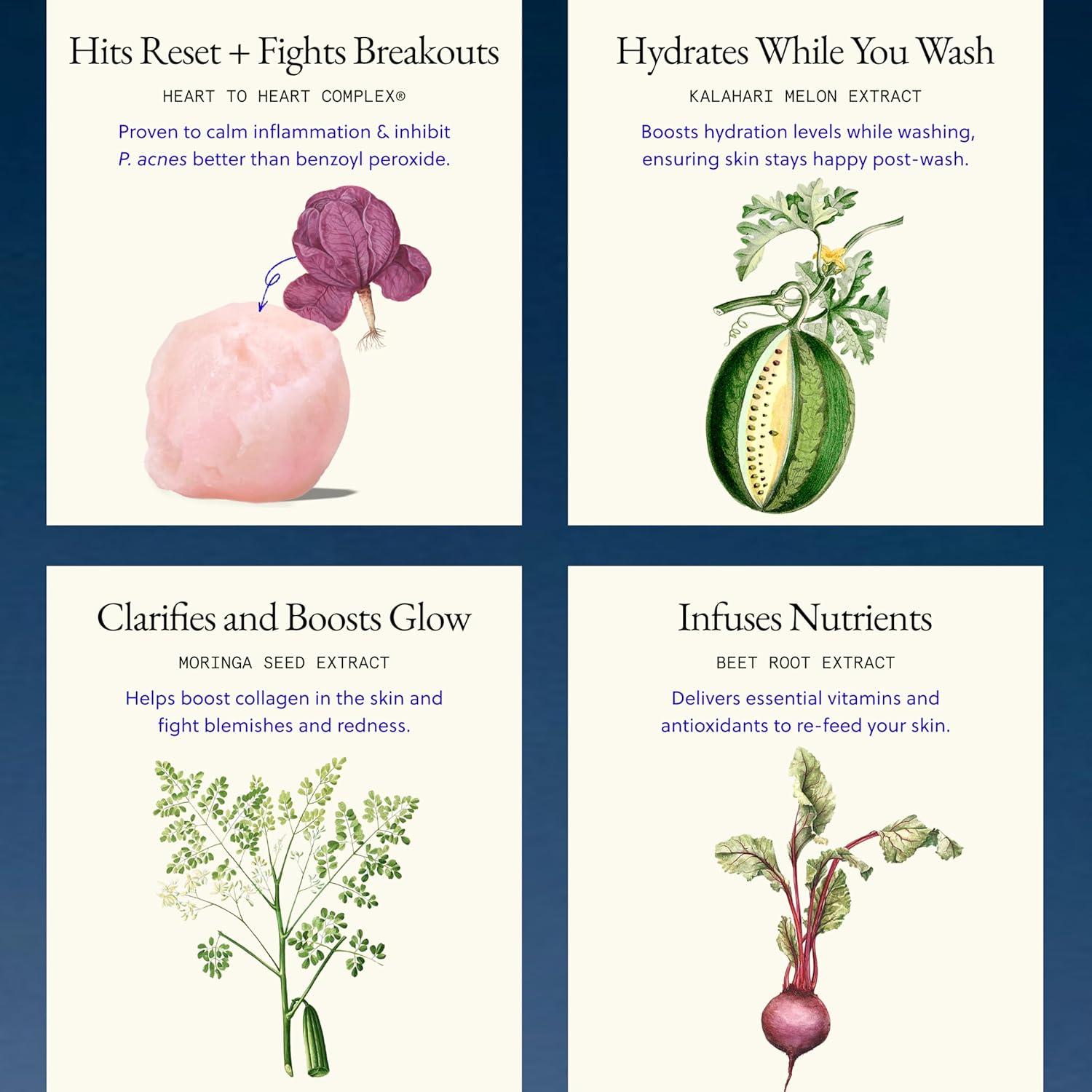 Limpiador Facial Suave L'AMARUE 236.6 ml Anti-Acné Hidratante