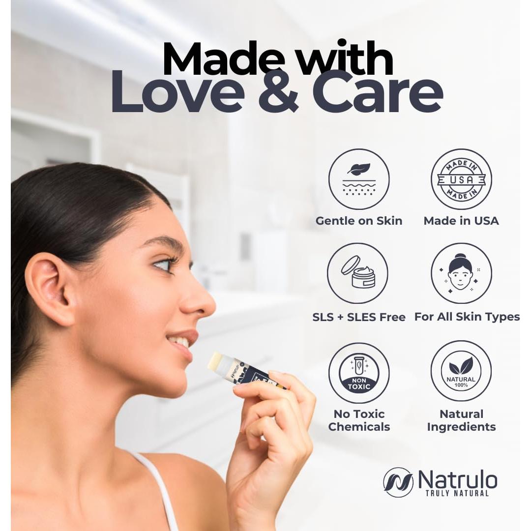 Bálsamo Labial Natural Natrulo - Hidratante de Grasa de Res 117g