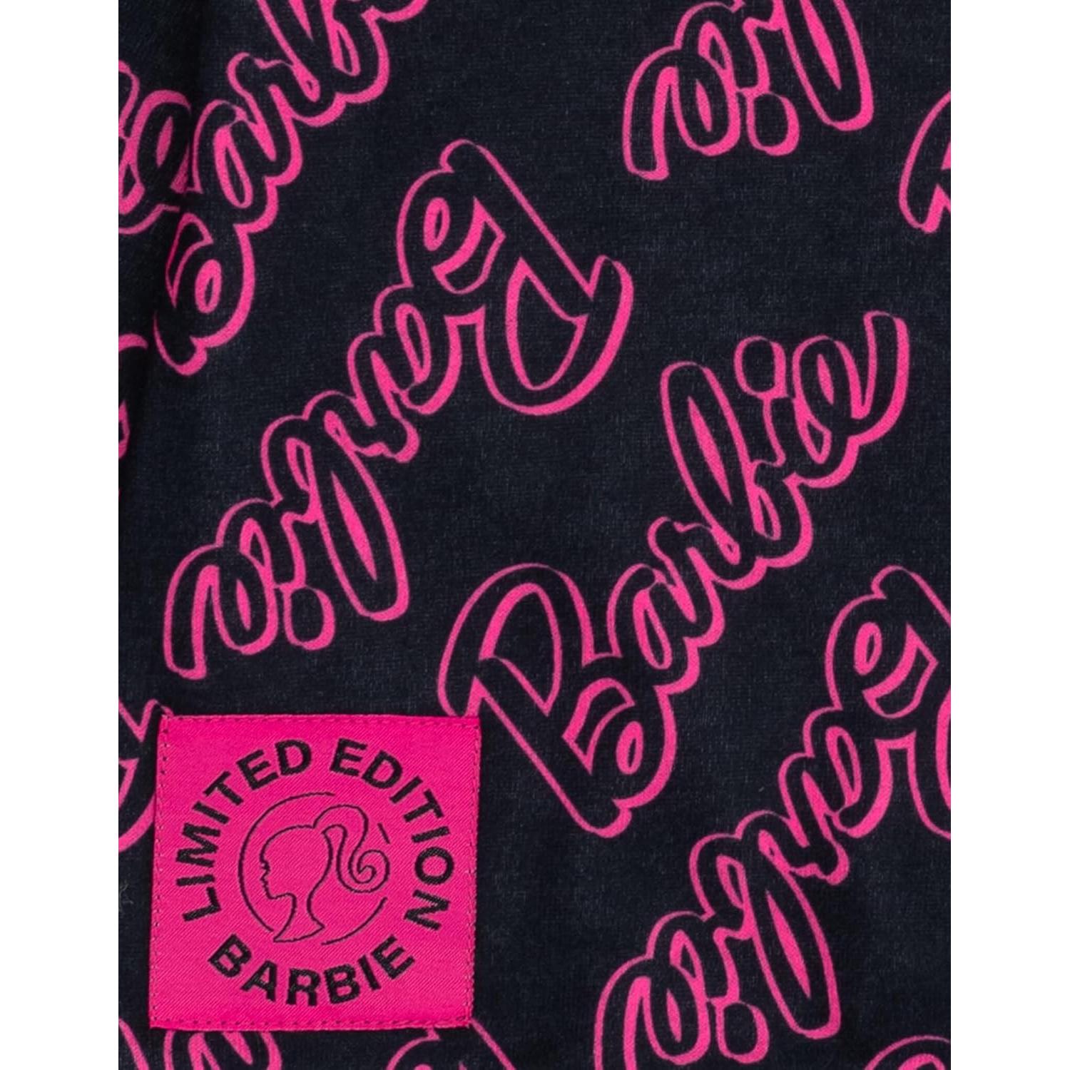 Sudadera con capucha Barbie para niñas - Manga larga, Negro